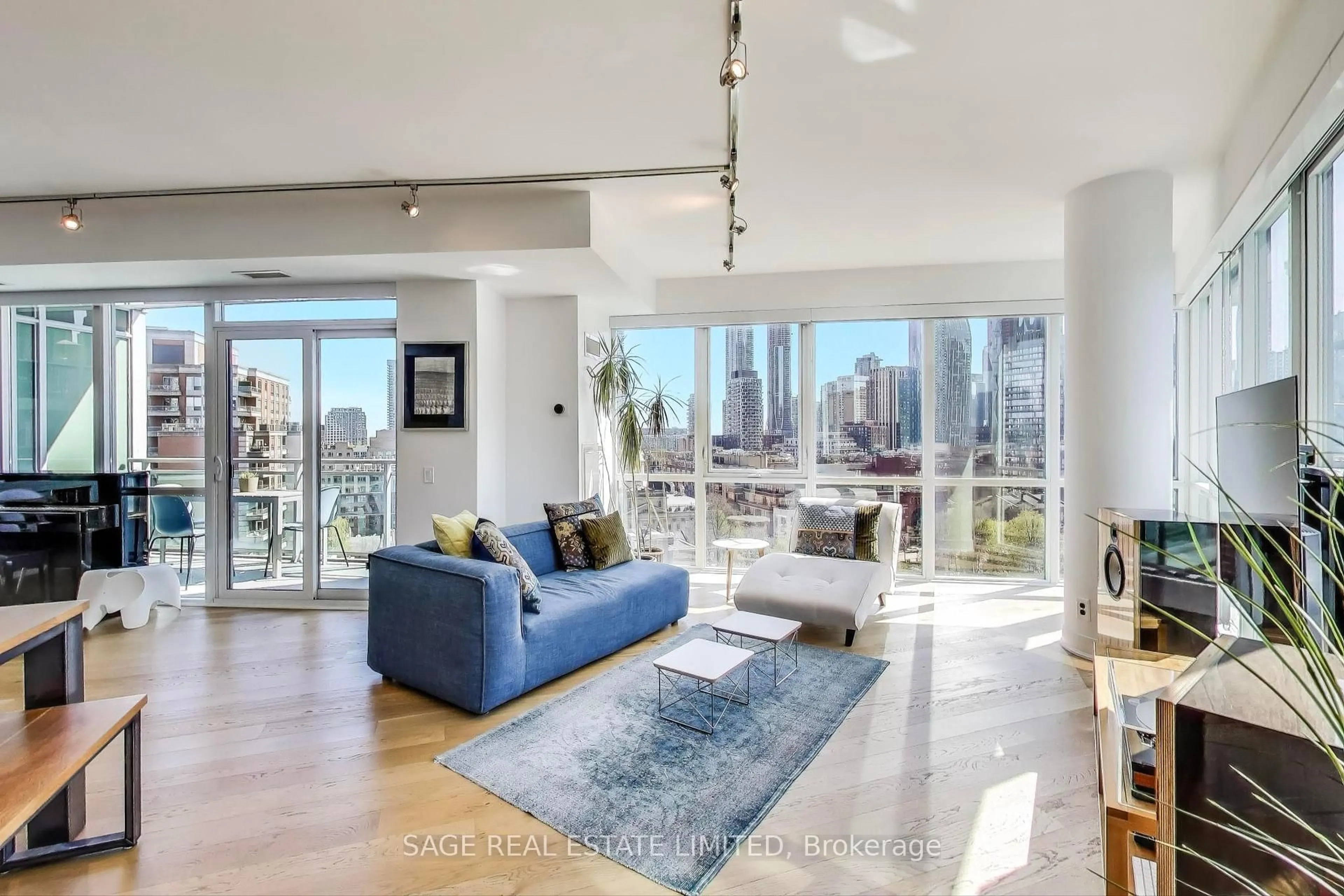 Living room with furniture, unknown for 112 George St #1104, Toronto Ontario M5A 2M5