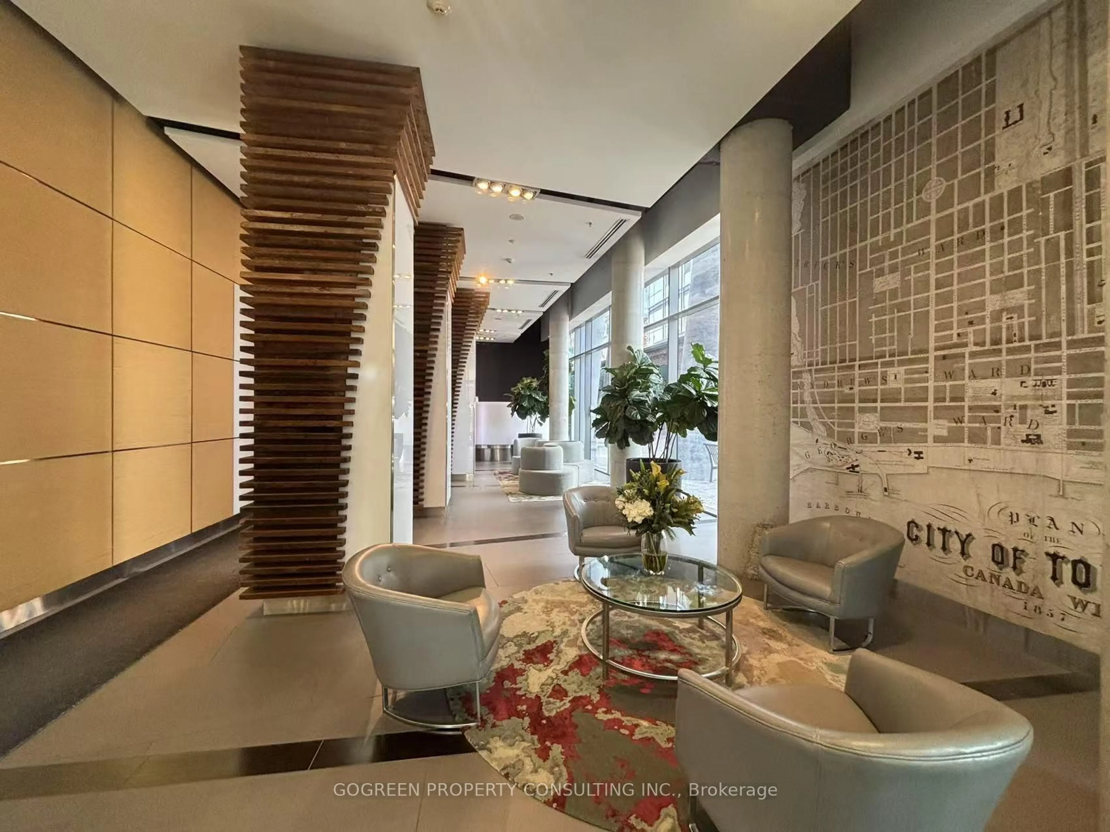 Lobby for 70 Distillery Lane #1903, Toronto Ontario M5A 0E3