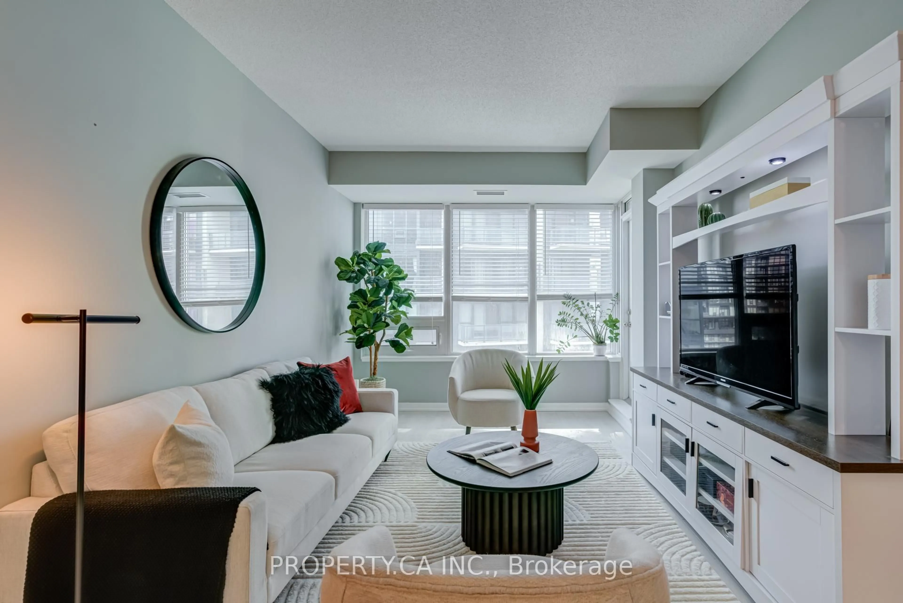 Living room with furniture, unknown for 55 East Liberty St #904, Toronto Ontario M6K 3P9