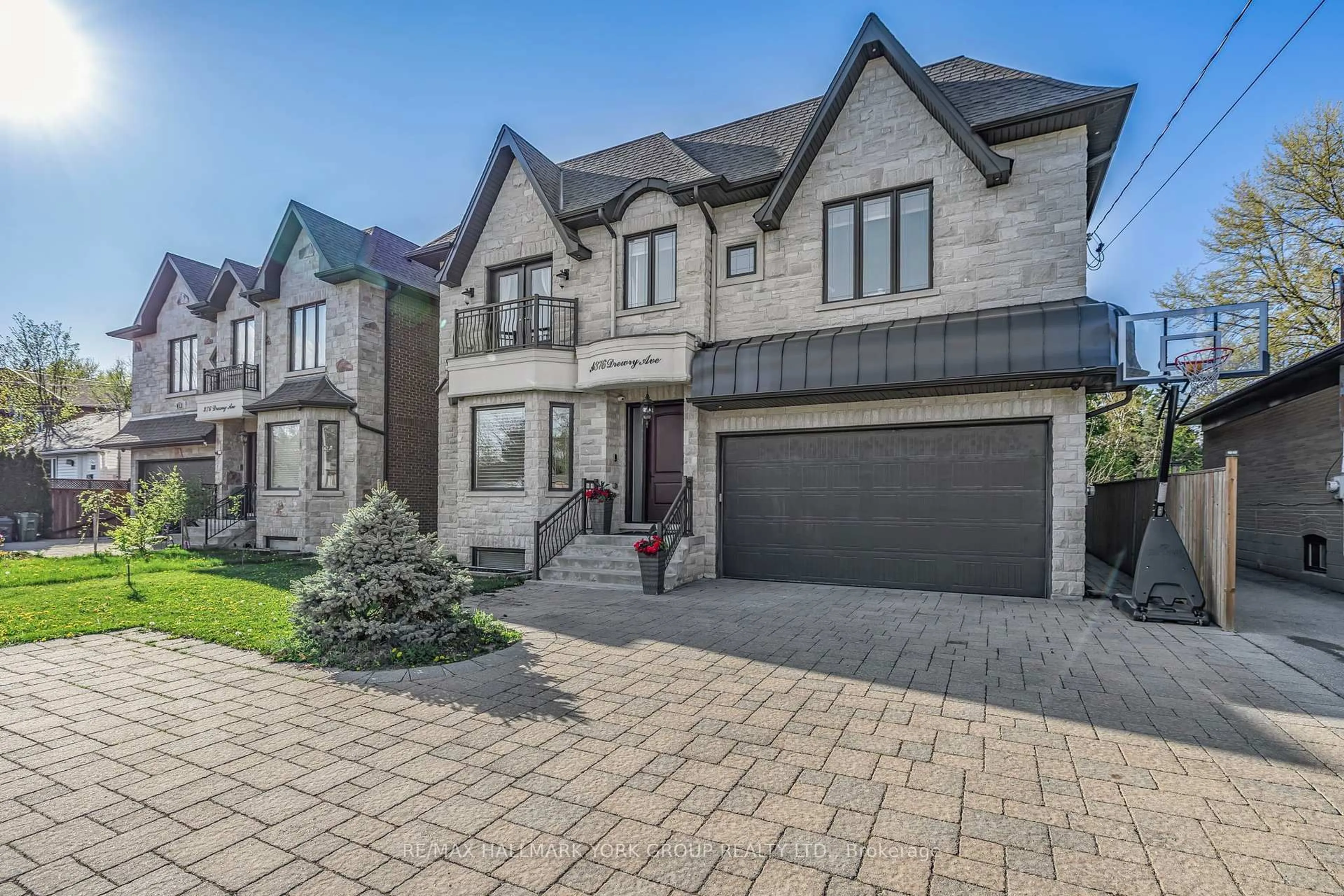 Home with brick exterior material, street for 376A Drewry Ave, Toronto Ontario M2M 1E7