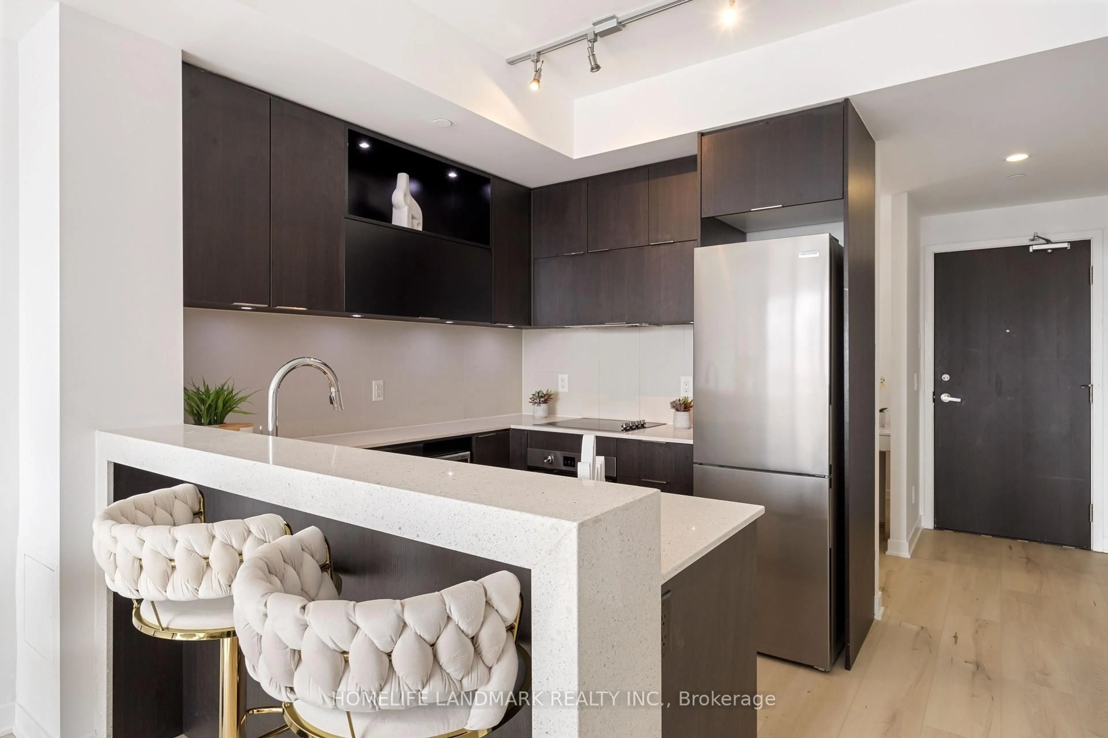 Contemporary kitchen, unknown for 170 Sumach St #1803, Toronto Ontario M5A 0C3