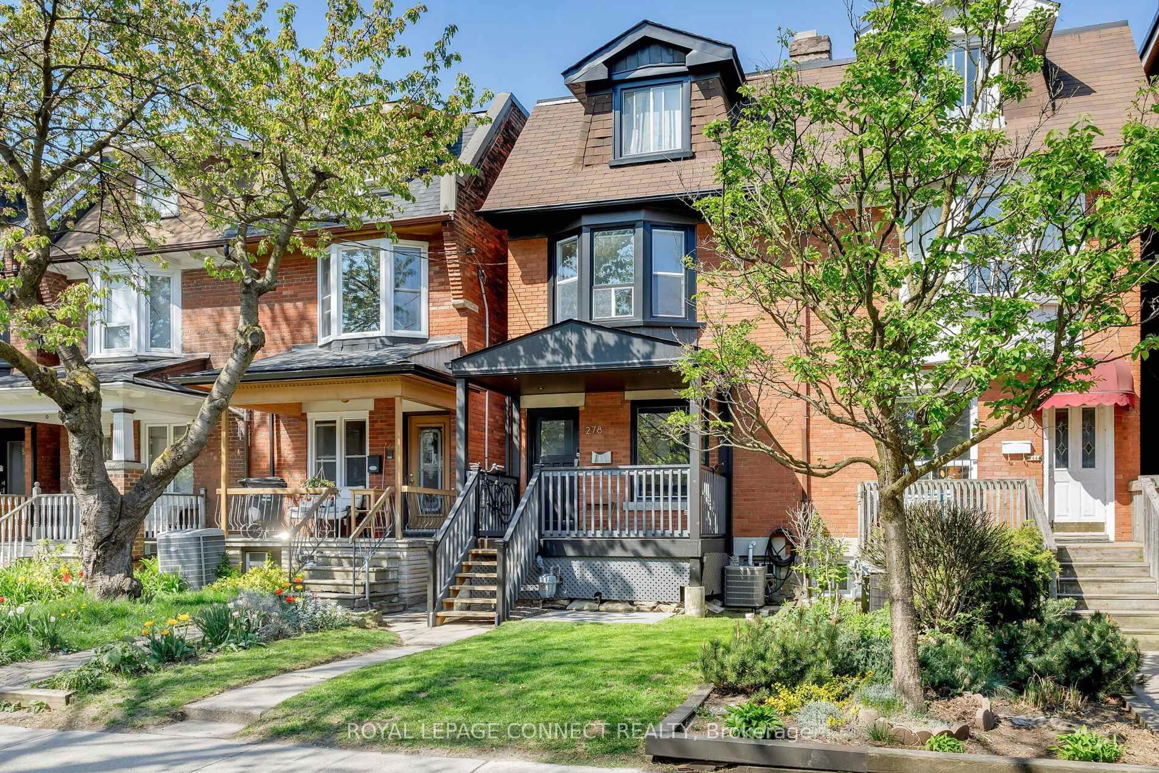 Home with brick exterior material, street for 278 St. Clarens Ave, Toronto Ontario M6H 3W3