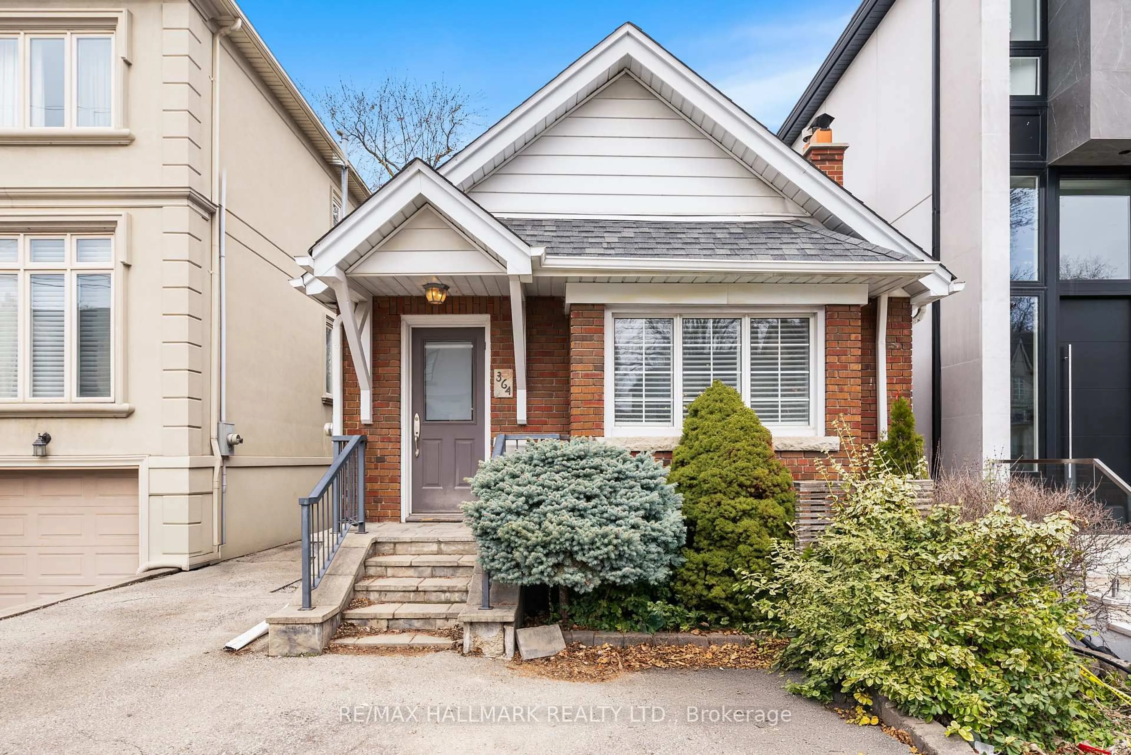 Home with brick exterior material, street for 364 Deloraine Ave, Toronto Ontario M5M 2B6