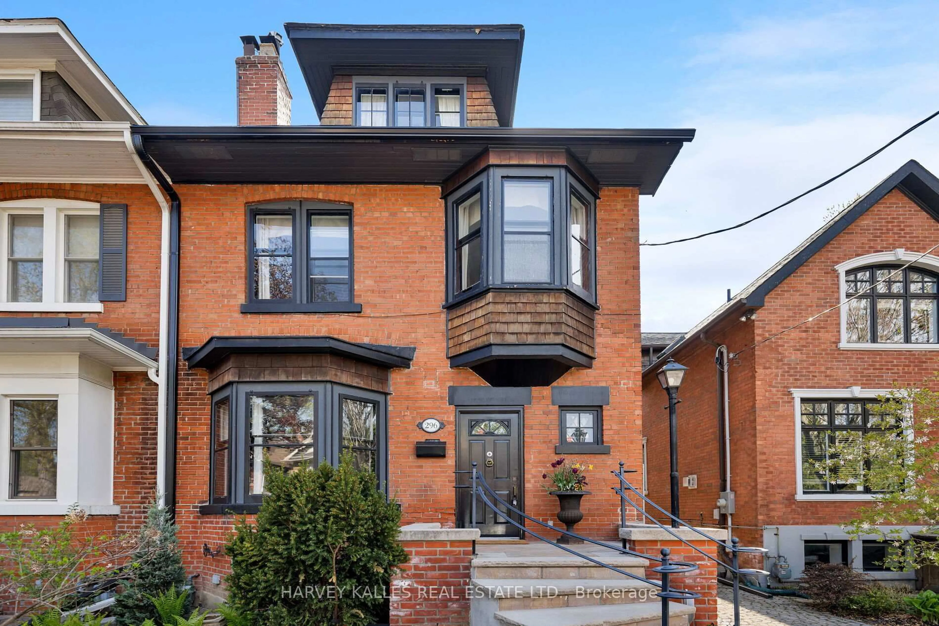 Home with brick exterior material, street for 296 Glen Rd, Toronto Ontario M4W 2X3