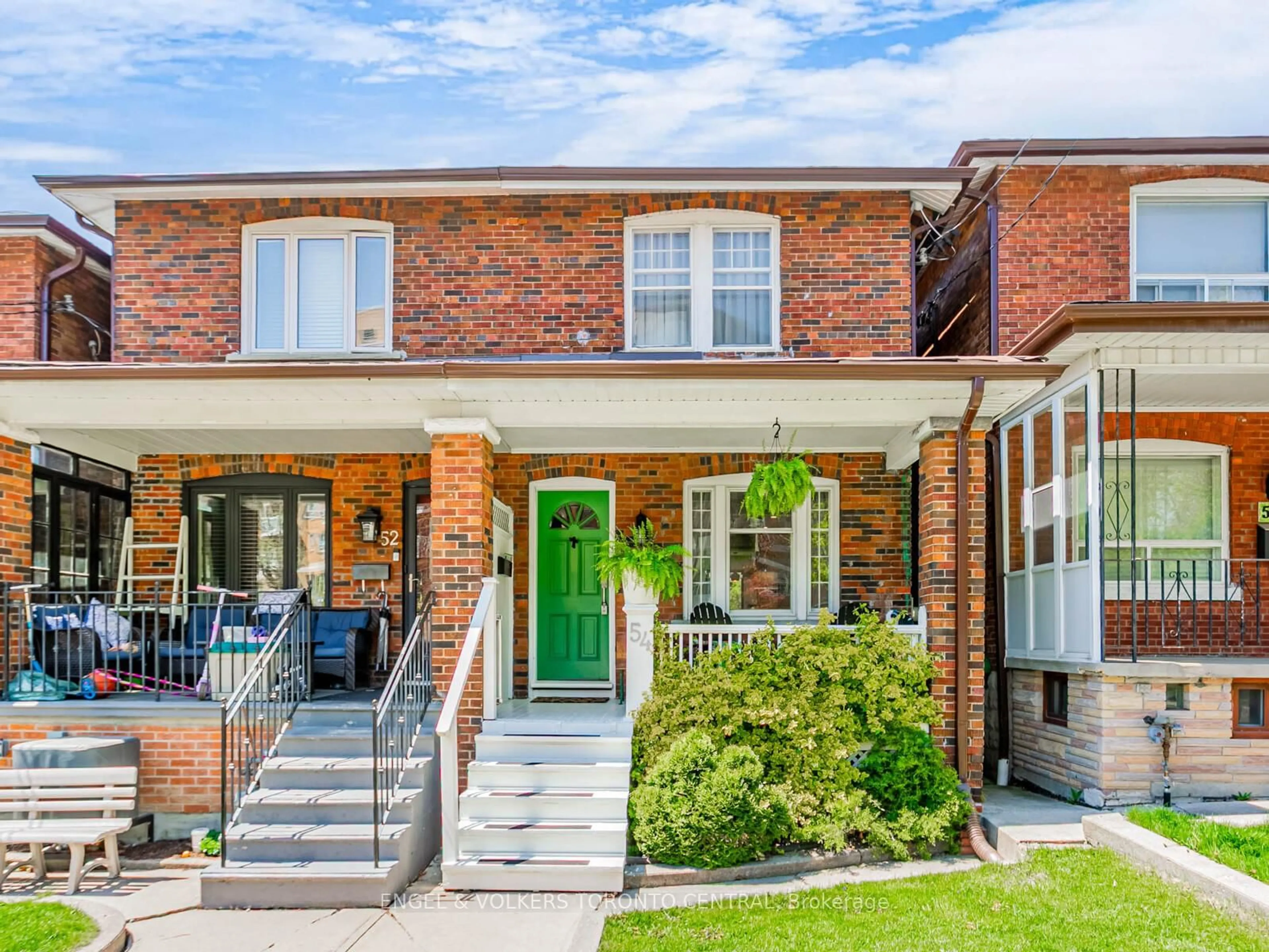 Home with brick exterior material, street for 54 Winona Dr, Toronto Ontario M6G 3S6