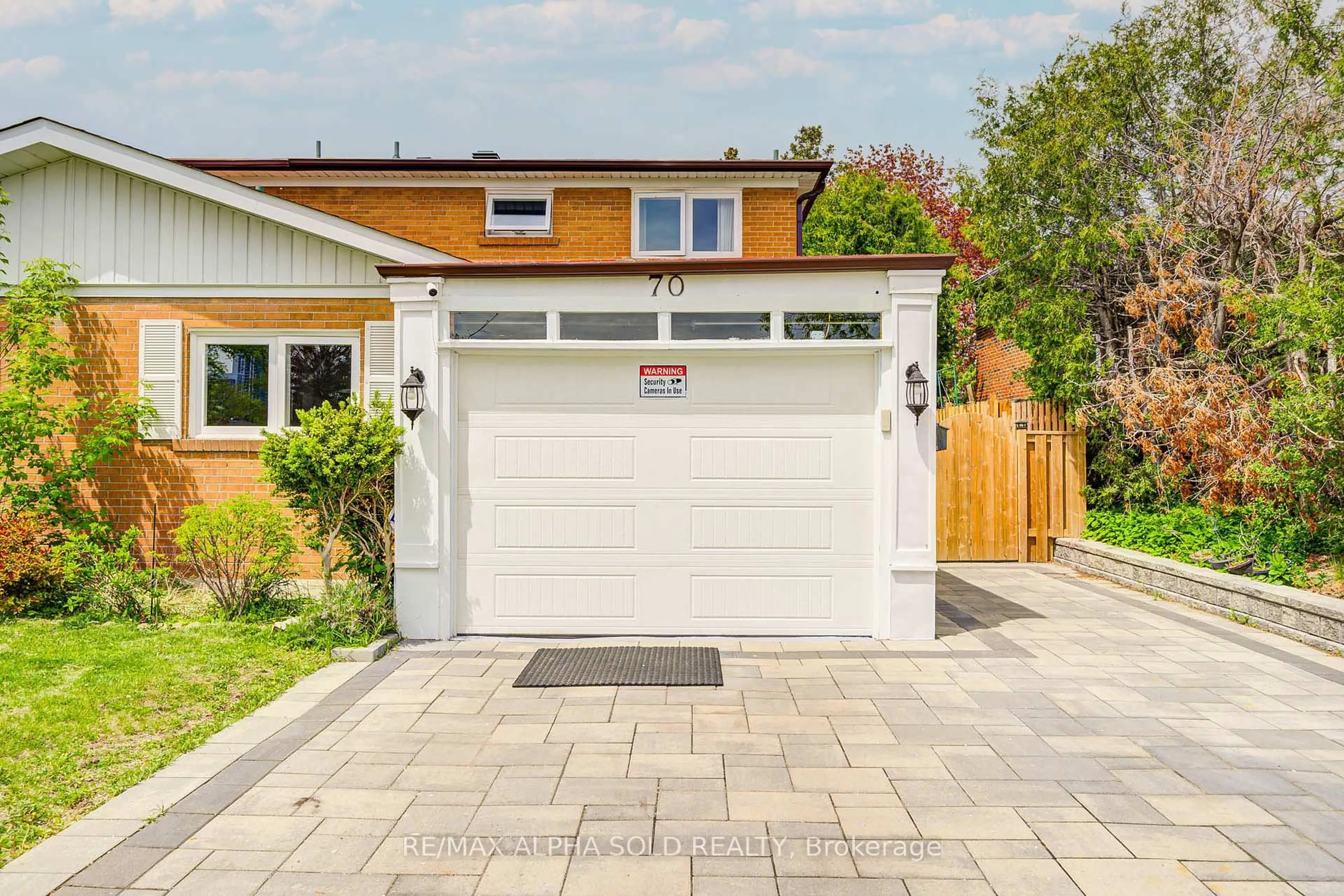 Home with brick exterior material, street for 70 Clydesdale Dr, Toronto Ontario M2J 3N2