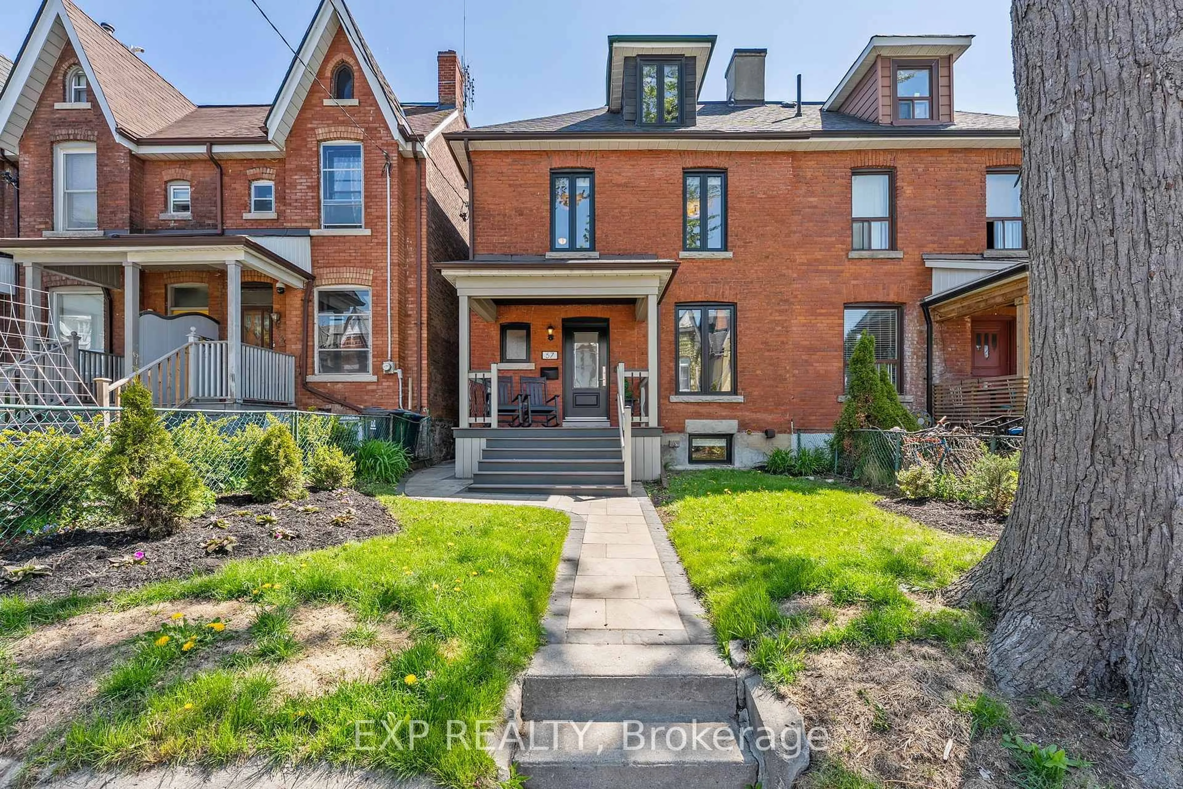 Home with brick exterior material, street for 57 Montrose Ave, Toronto Ontario M6J 2T6