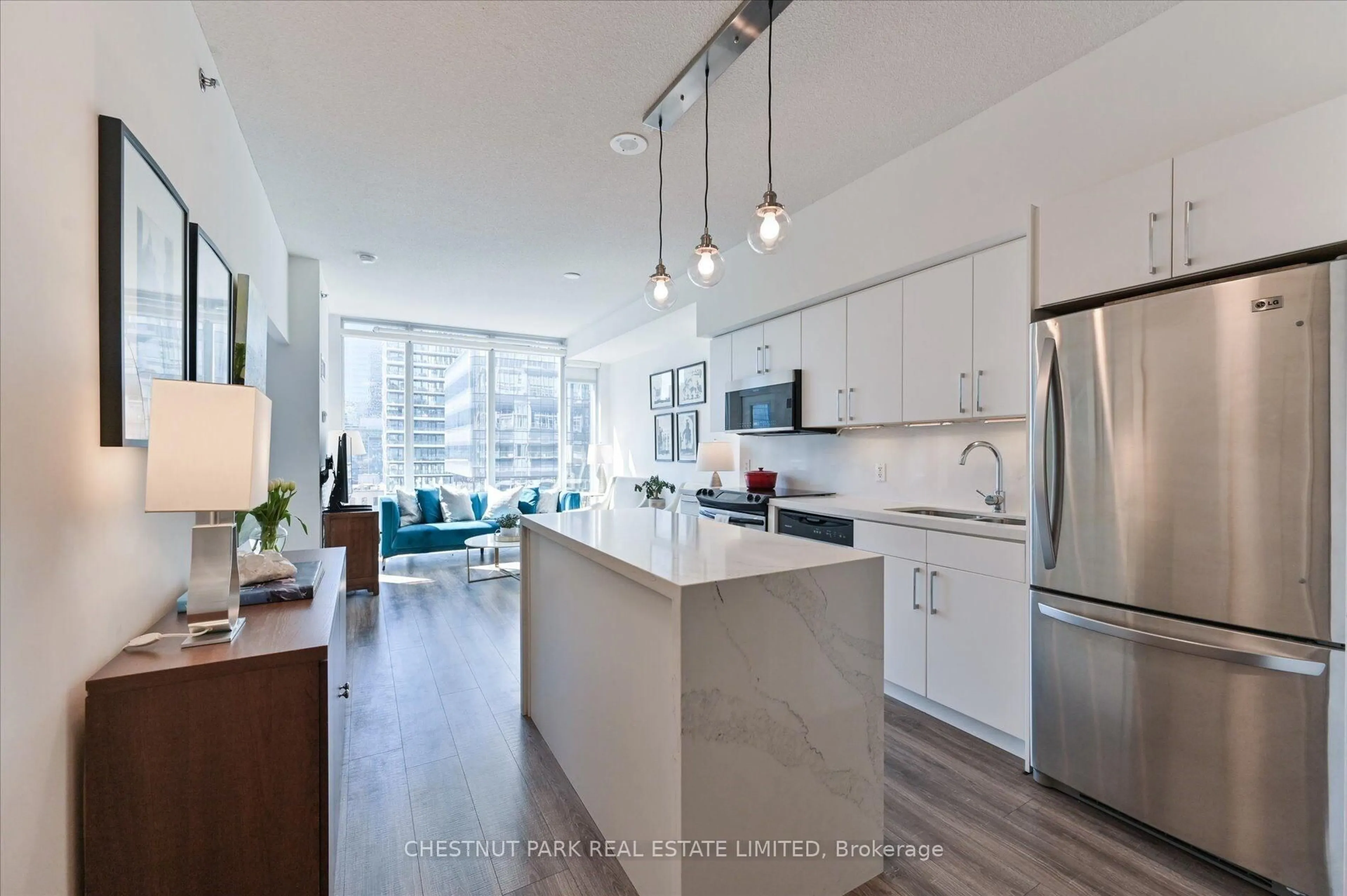Open concept kitchen, unknown for 21 Nelson St #1020, Toronto Ontario M5V 3H9