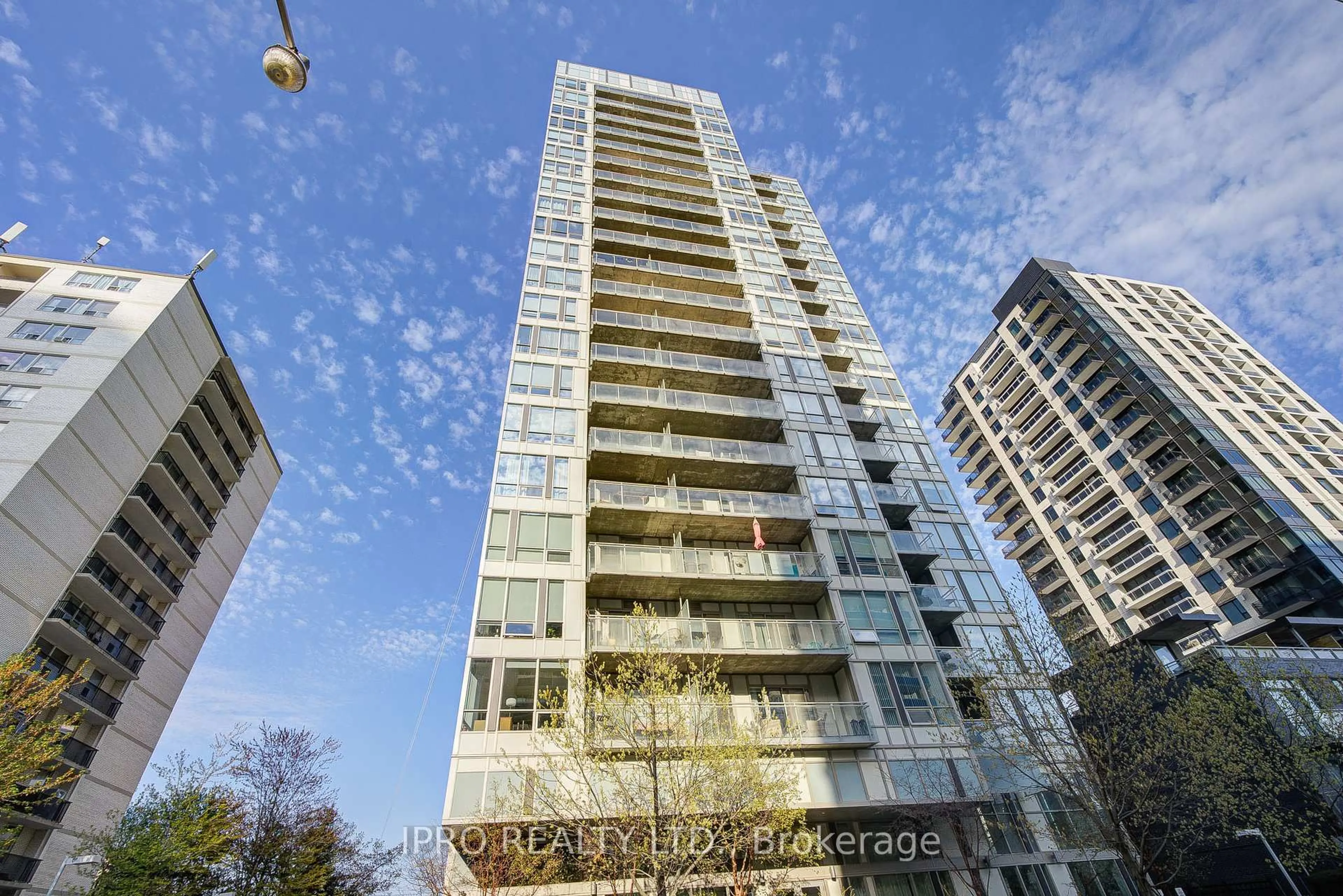 A pic from outside/outdoor area/front of a property/back of a property/a pic from drone, building for 83 Redpath Ave #1009, Toronto Ontario M4S 0A2