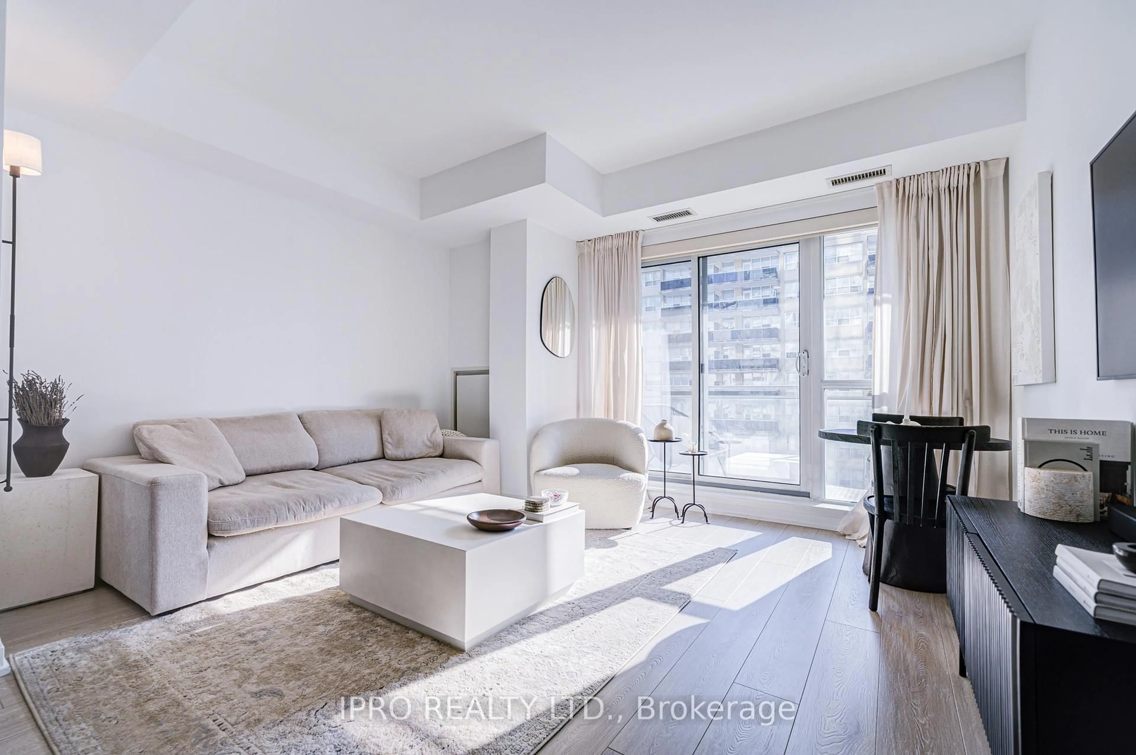 Living room with furniture, unknown for 83 Redpath Ave #1009, Toronto Ontario M4S 0A2