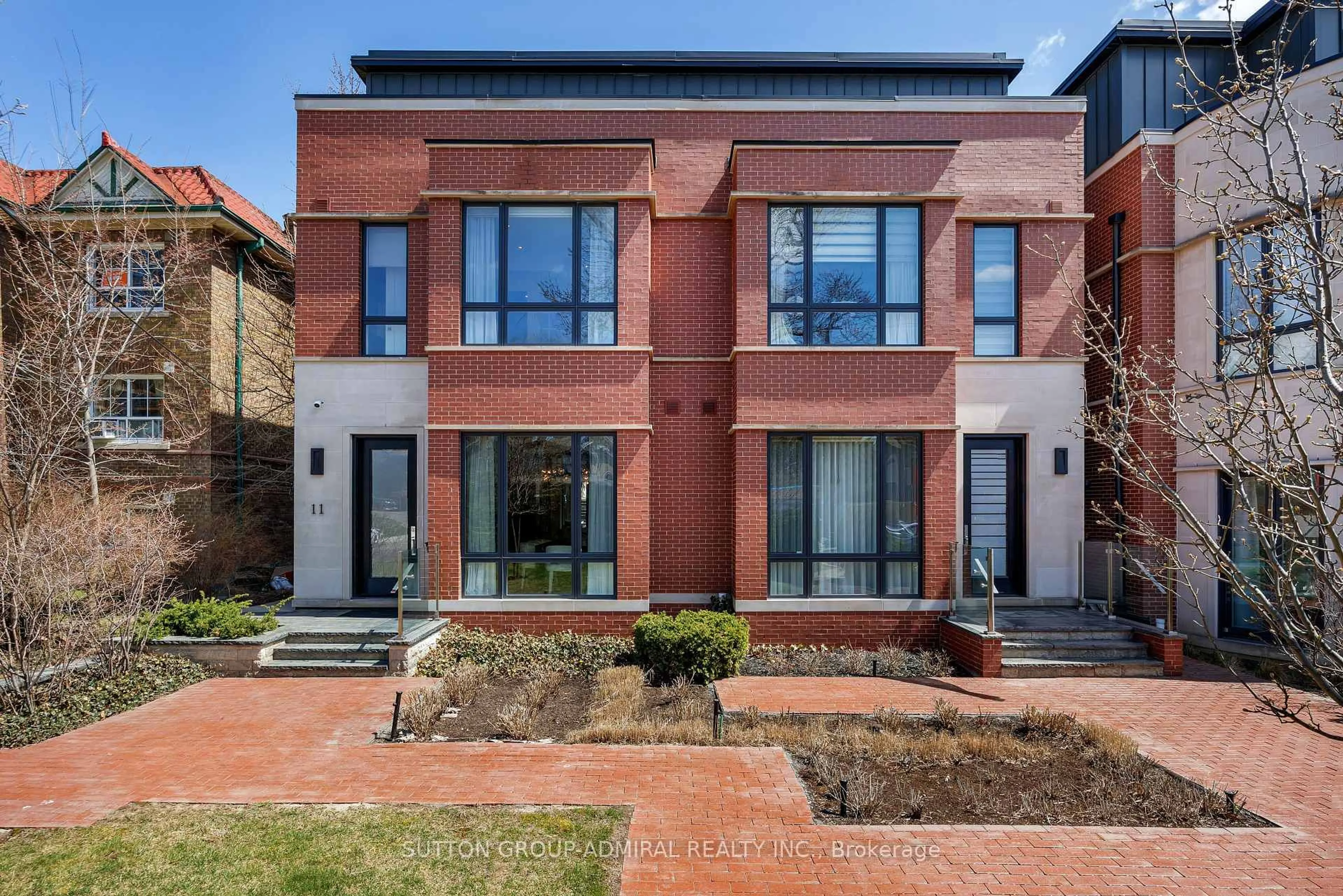 Home with brick exterior material, street for 11 Thurloe Ave, Toronto Ontario M4S 0B4