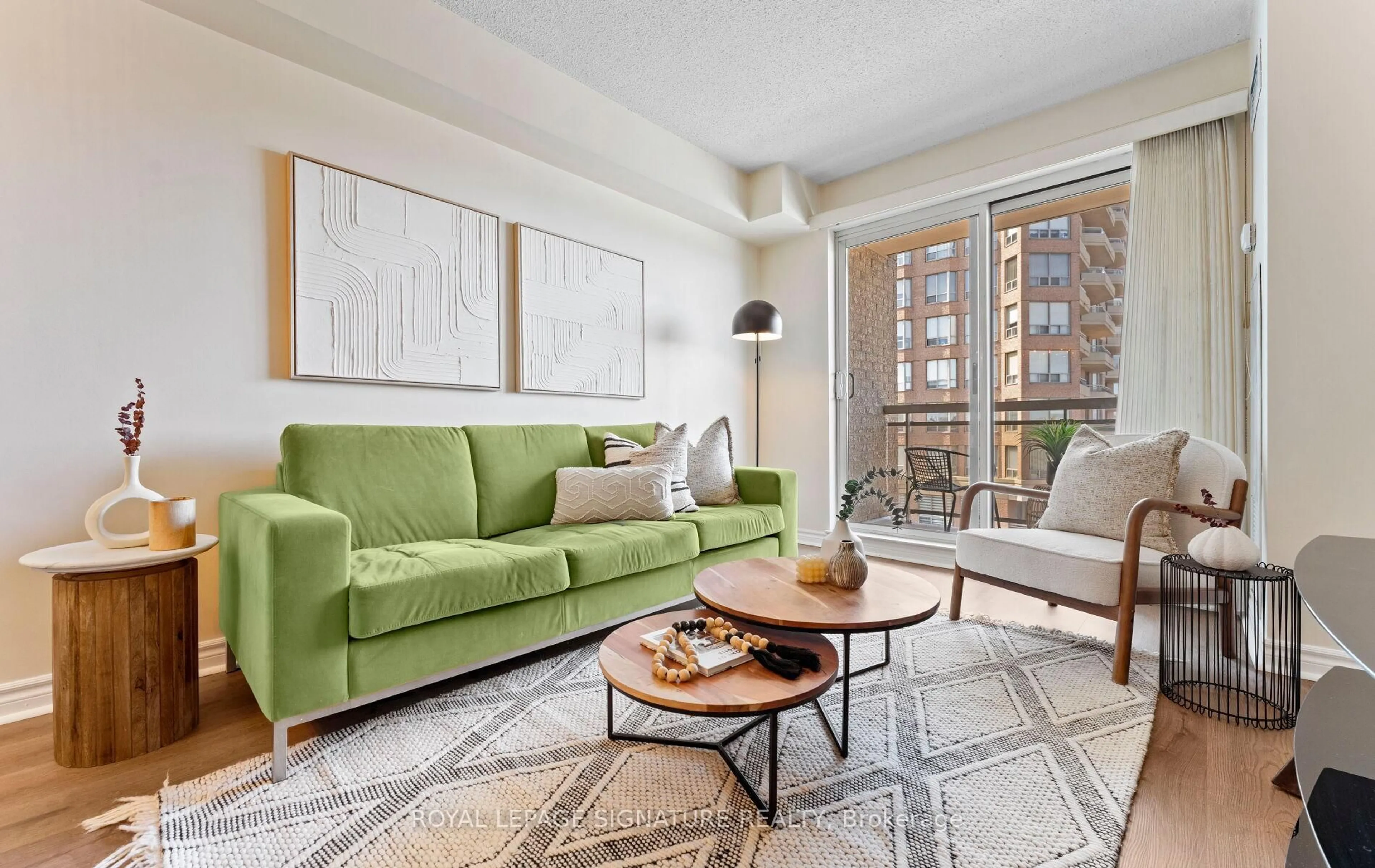 Living room with furniture, unknown for 1720 Eglinton Ave #618, Toronto Ontario M4A 2X8