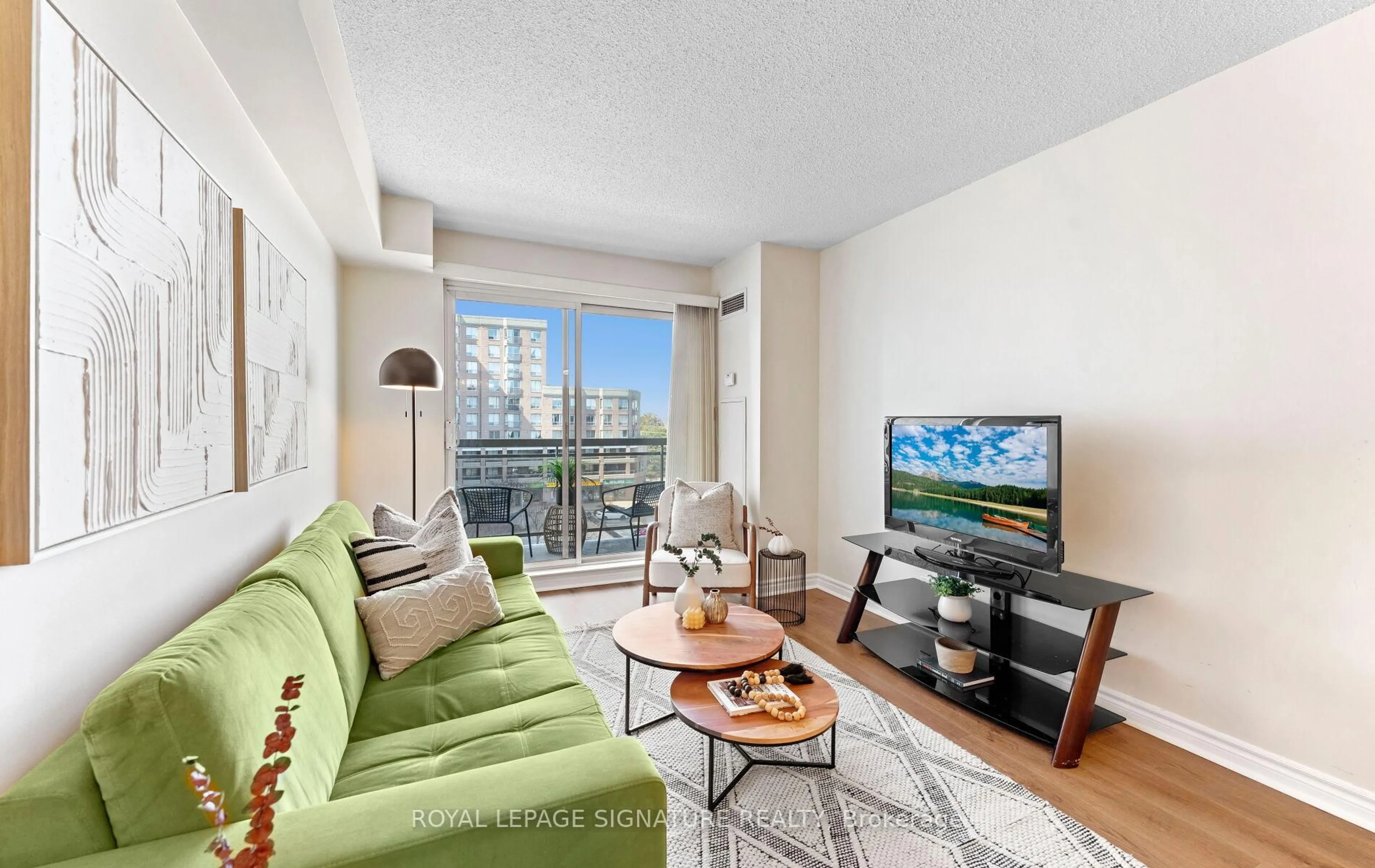 Living room with furniture, unknown for 1720 Eglinton Ave #618, Toronto Ontario M4A 2X8