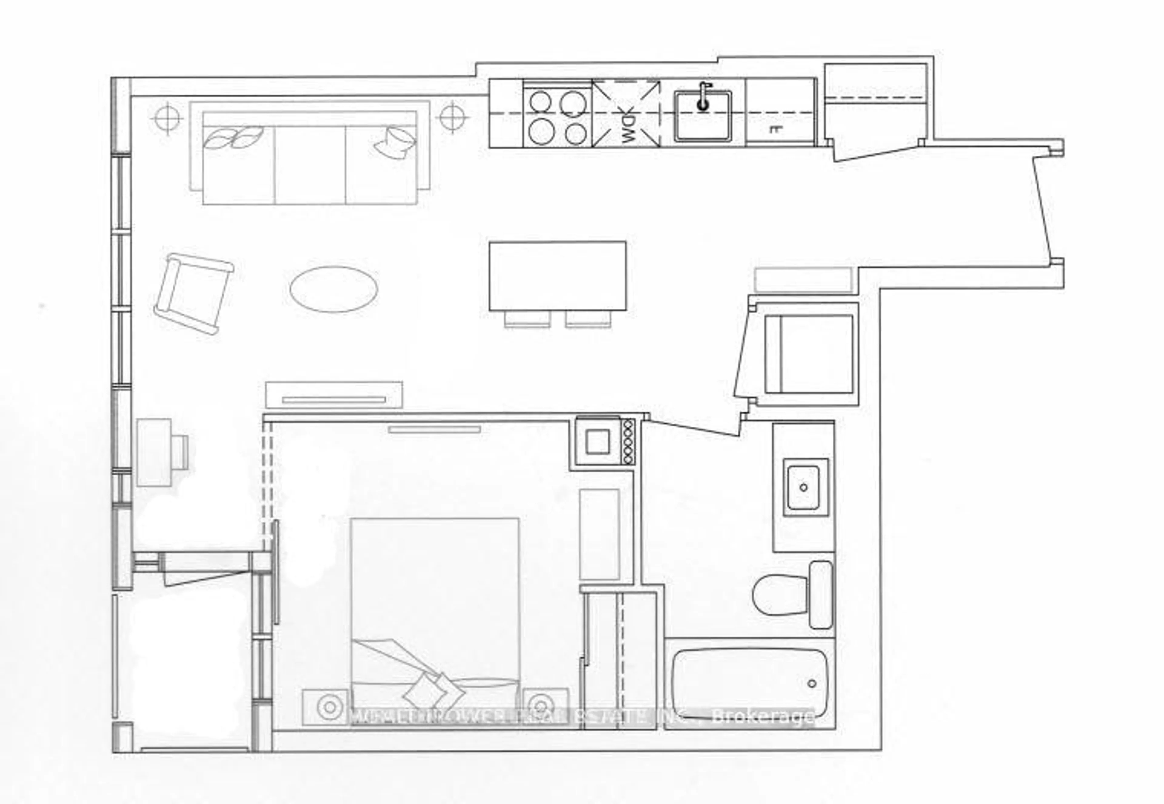 Floor plan for 1 Yorkville Ave #3910, Toronto Ontario M4W 1L1