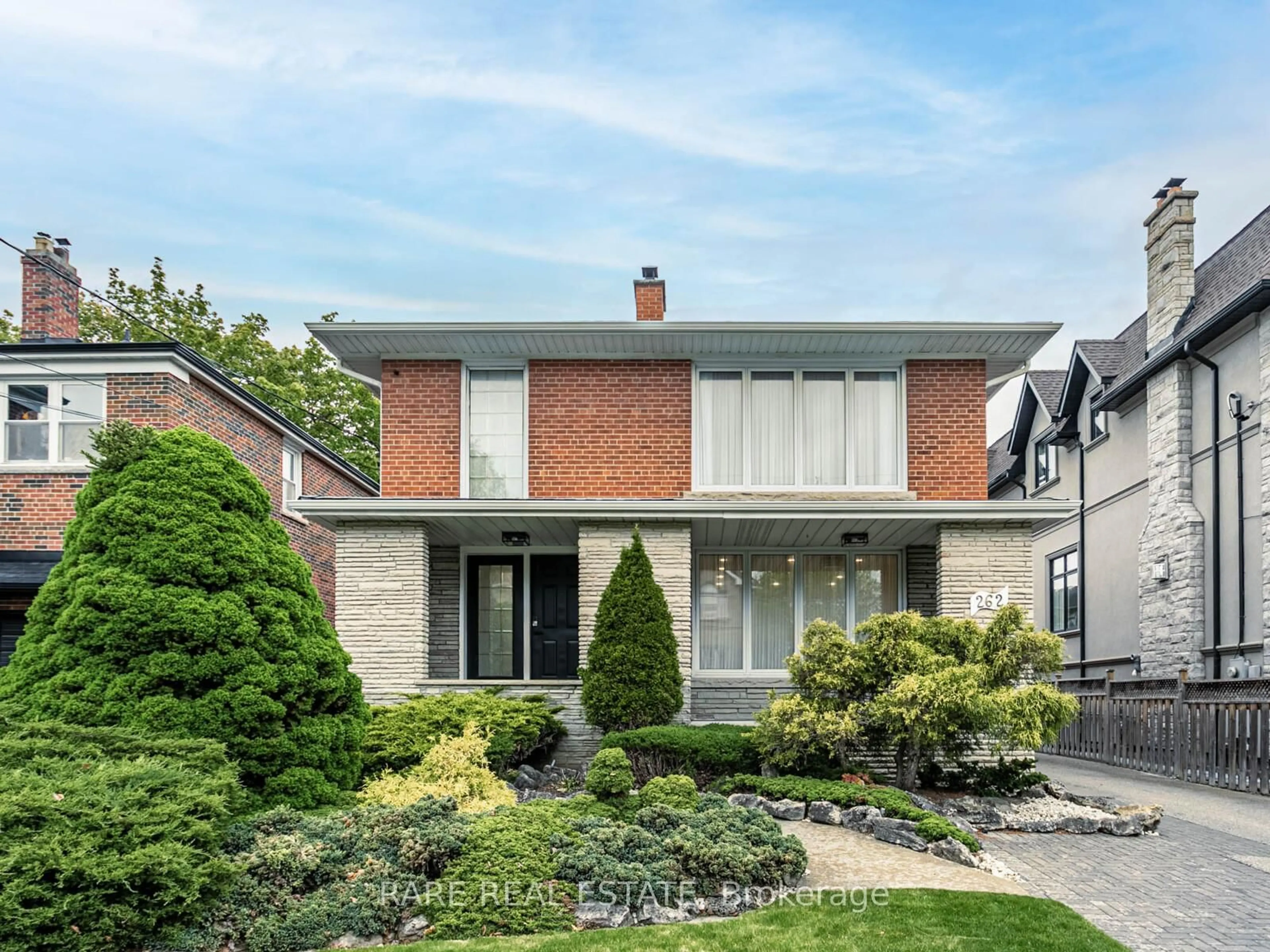 Home with brick exterior material, street for 262 Haddington Ave, Toronto Ontario M5M 2P9