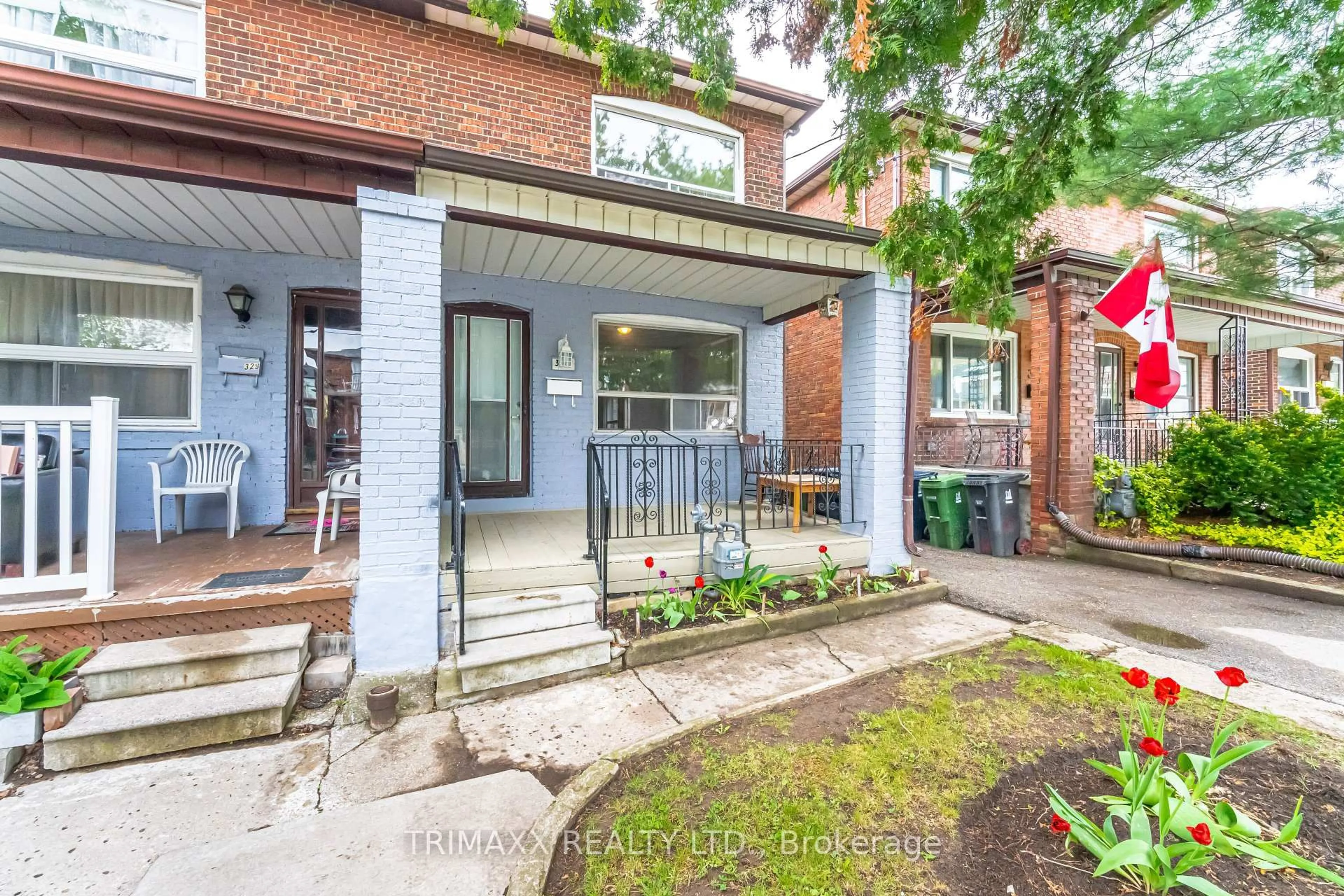 Home with brick exterior material, street for 327 Atlas Ave, Toronto Ontario M6C 3P8