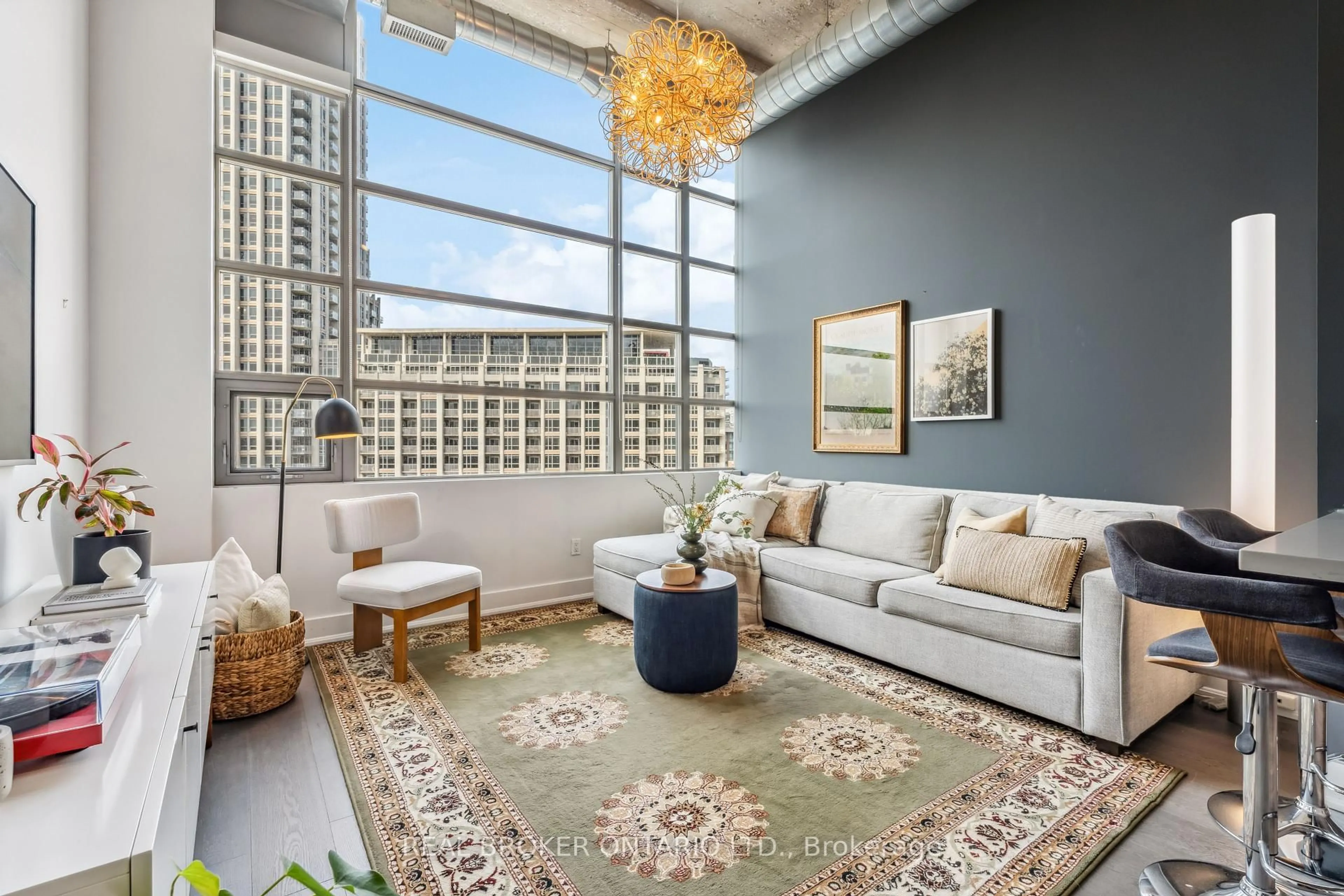 Living room with furniture, unknown for 637 Lake Shore Blvd #412, Toronto Ontario M5V 3J6