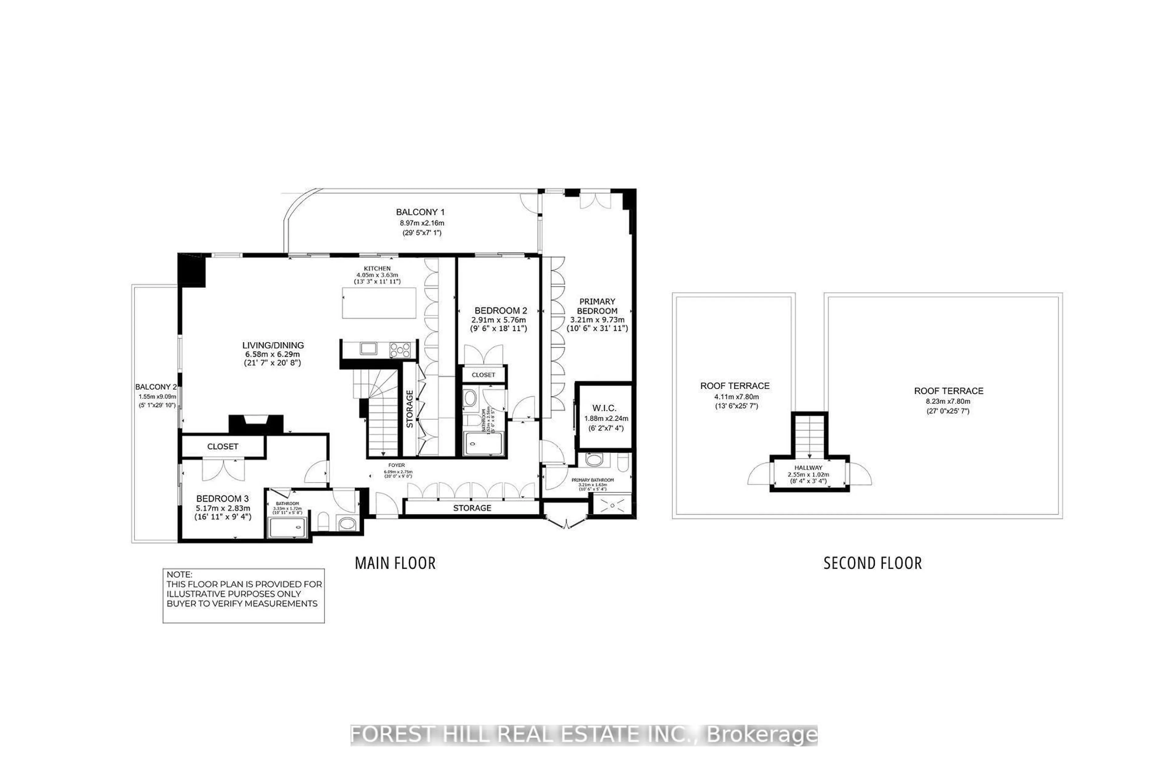 Floor plan for 377 Madison Ave #706, Toronto Ontario M4V 3E1