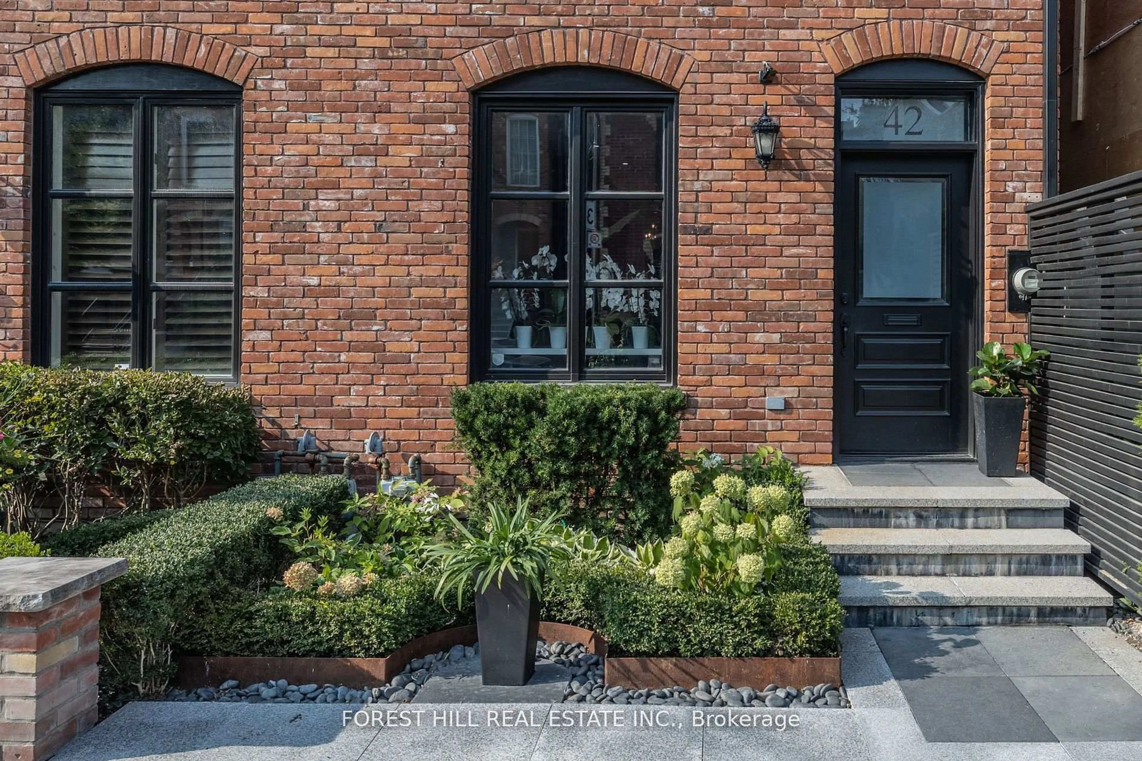 Home with brick exterior material, street for 42 Berryman St, Toronto Ontario M5R 1M6