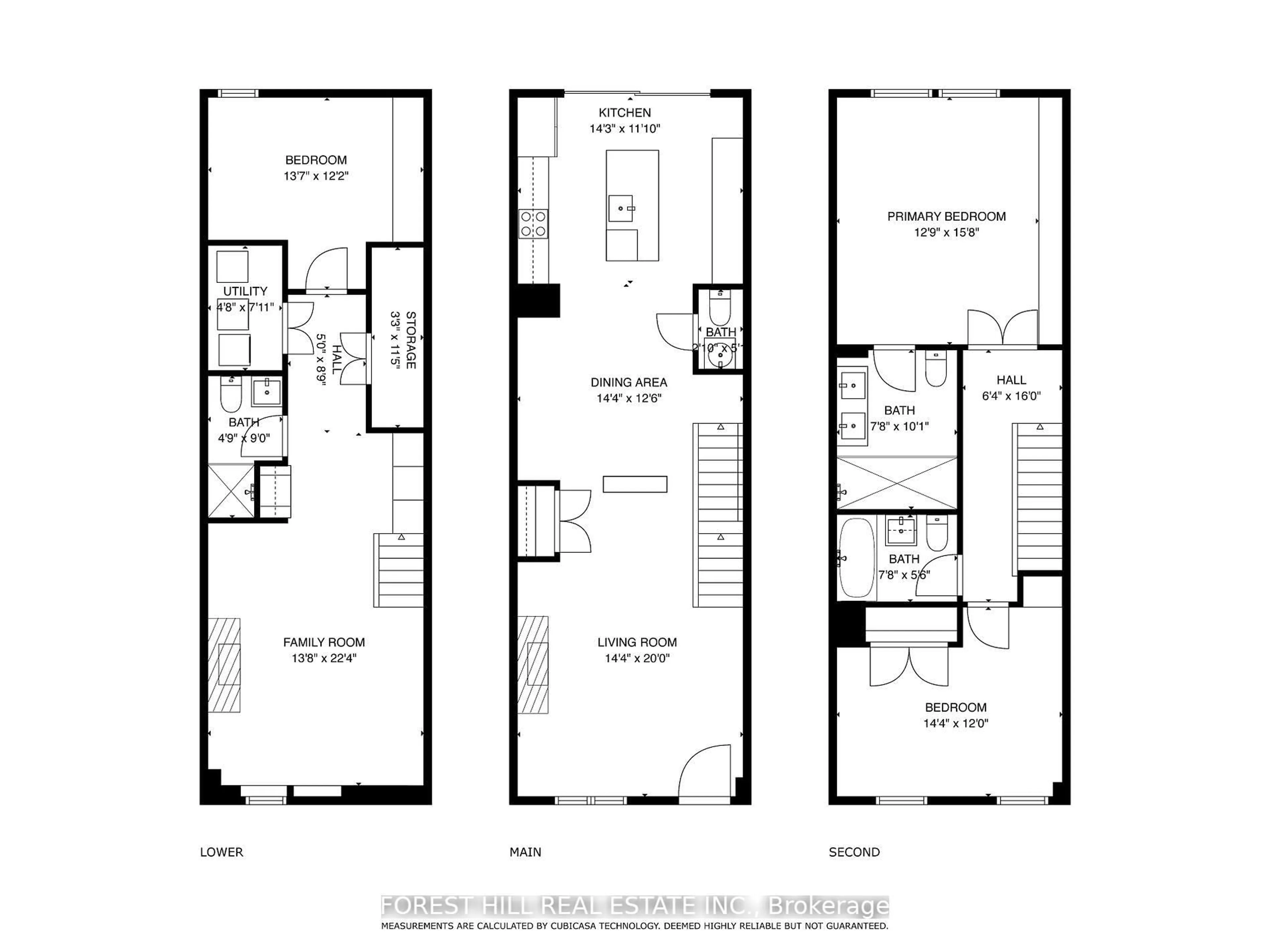 Floor plan for 42 Berryman St, Toronto Ontario M5R 1M6