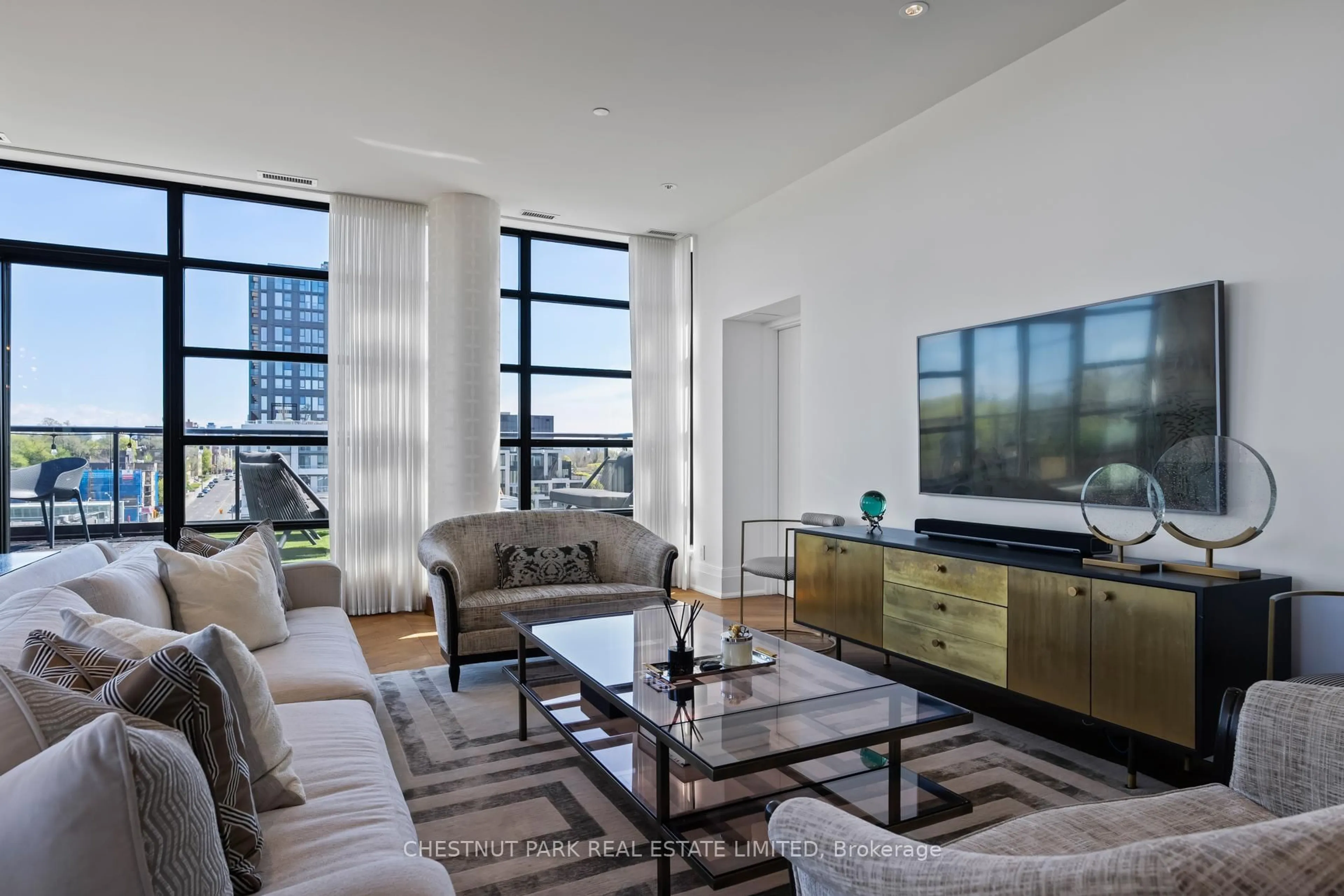 Living room with furniture, unknown for 170 Chiltern Hill Rd #901, Toronto Ontario M6C 0A9