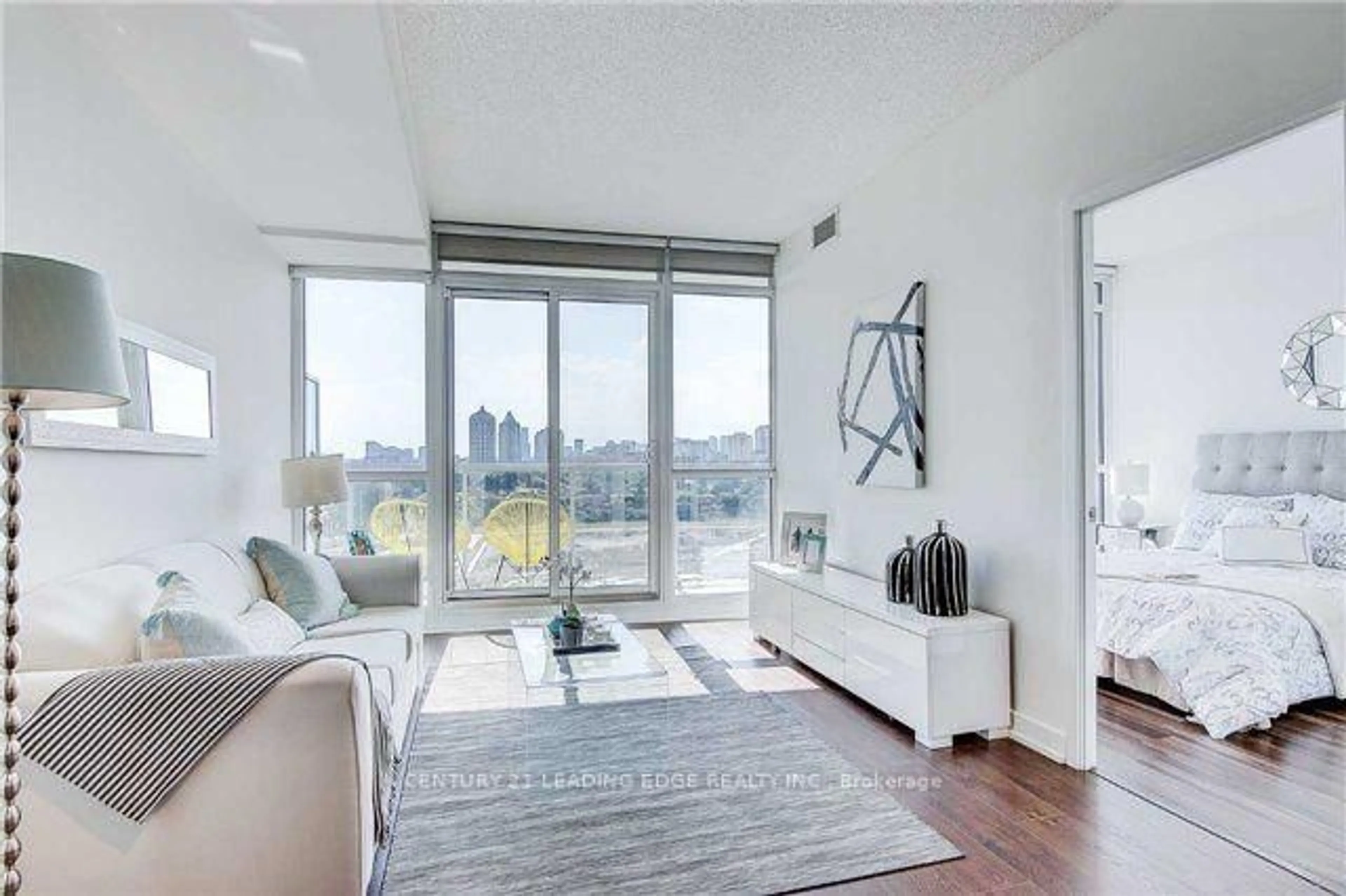Living room with furniture, unknown for 121 McMahon Dr #2010, Toronto Ontario M2K 0C1