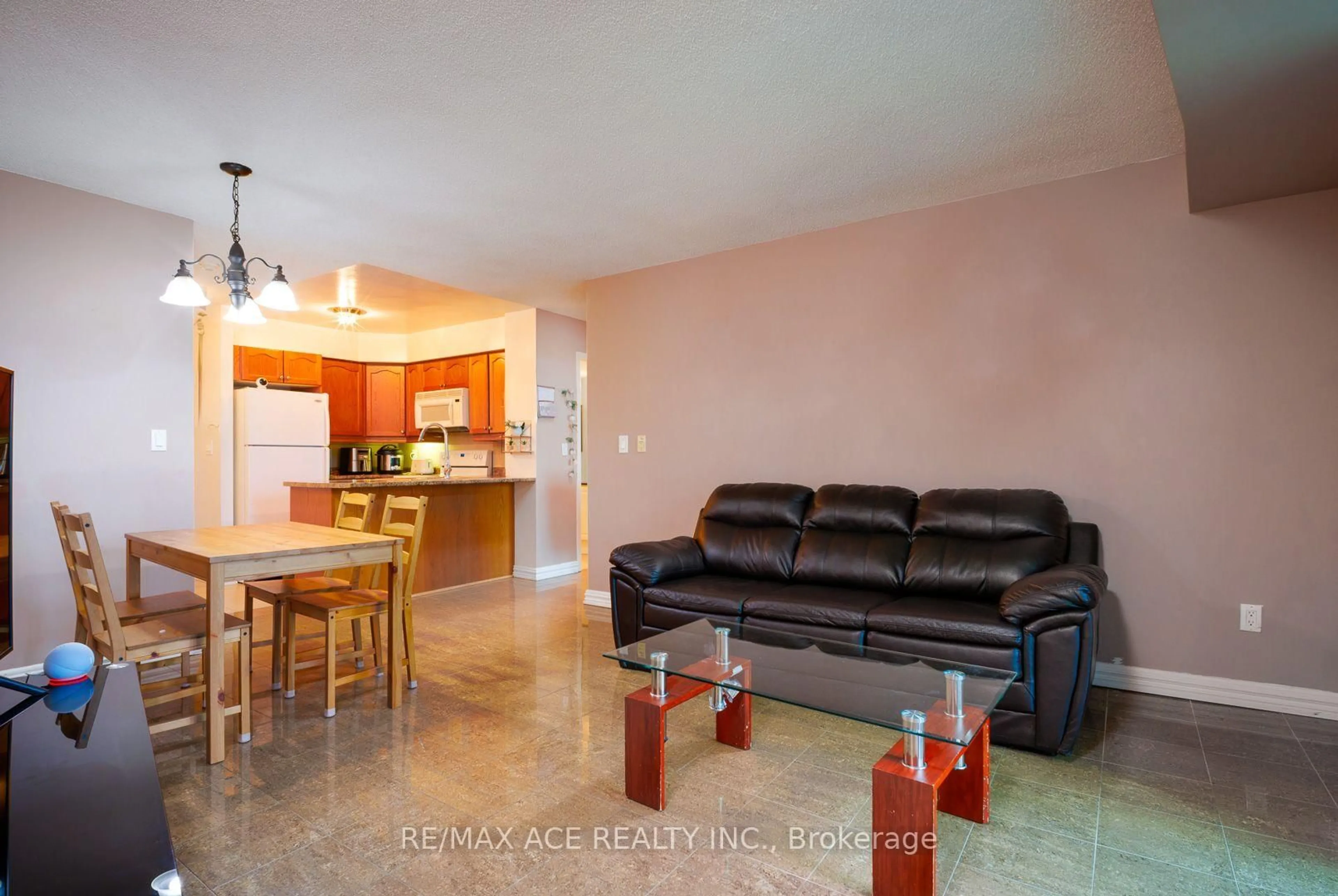 Living room with furniture, ceramic/tile floor for 18 Valley Woods Rd #605, Toronto Ontario M3A 0A1