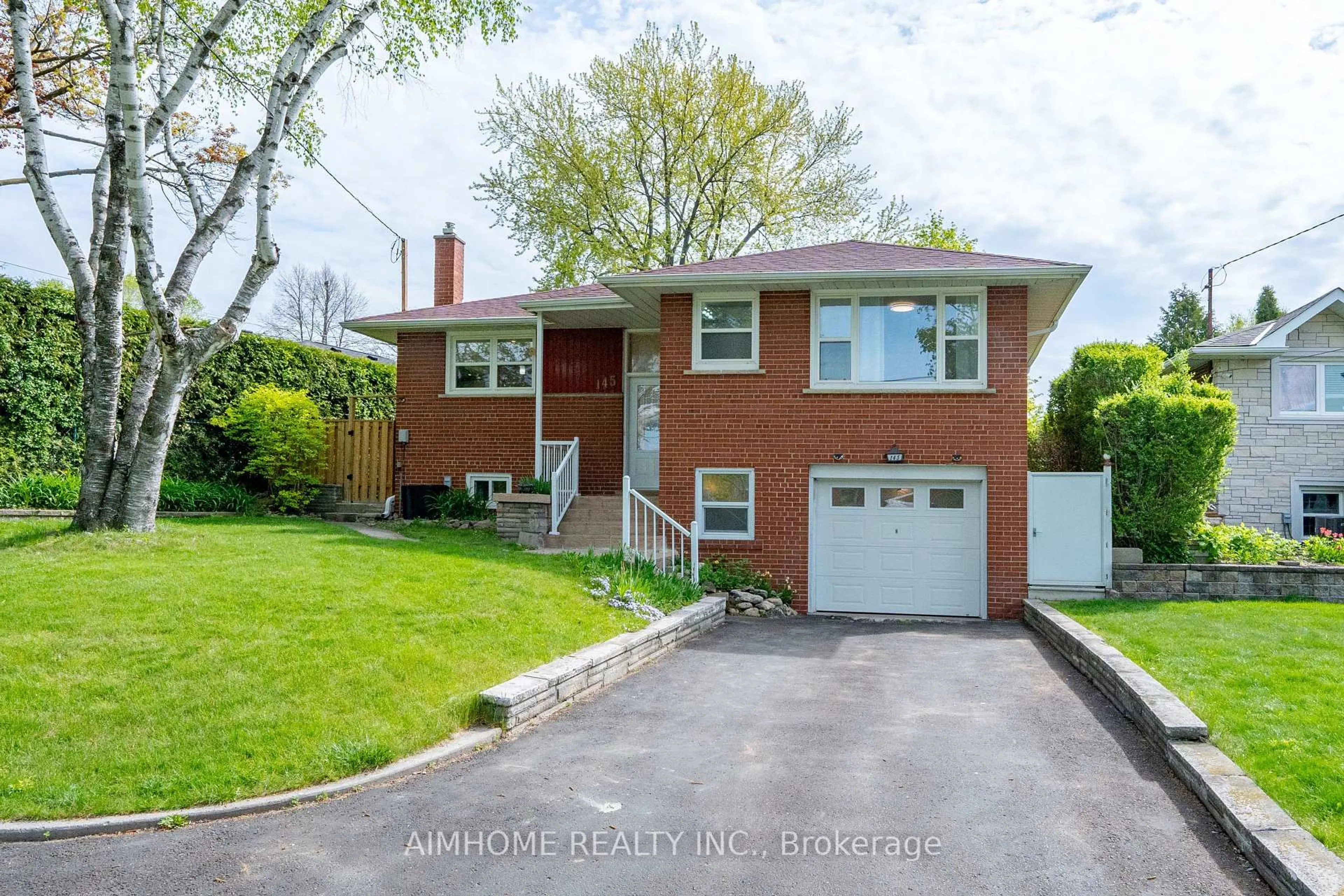 Home with brick exterior material, street for 145 Sloane Ave, Toronto Ontario M4A 2B8