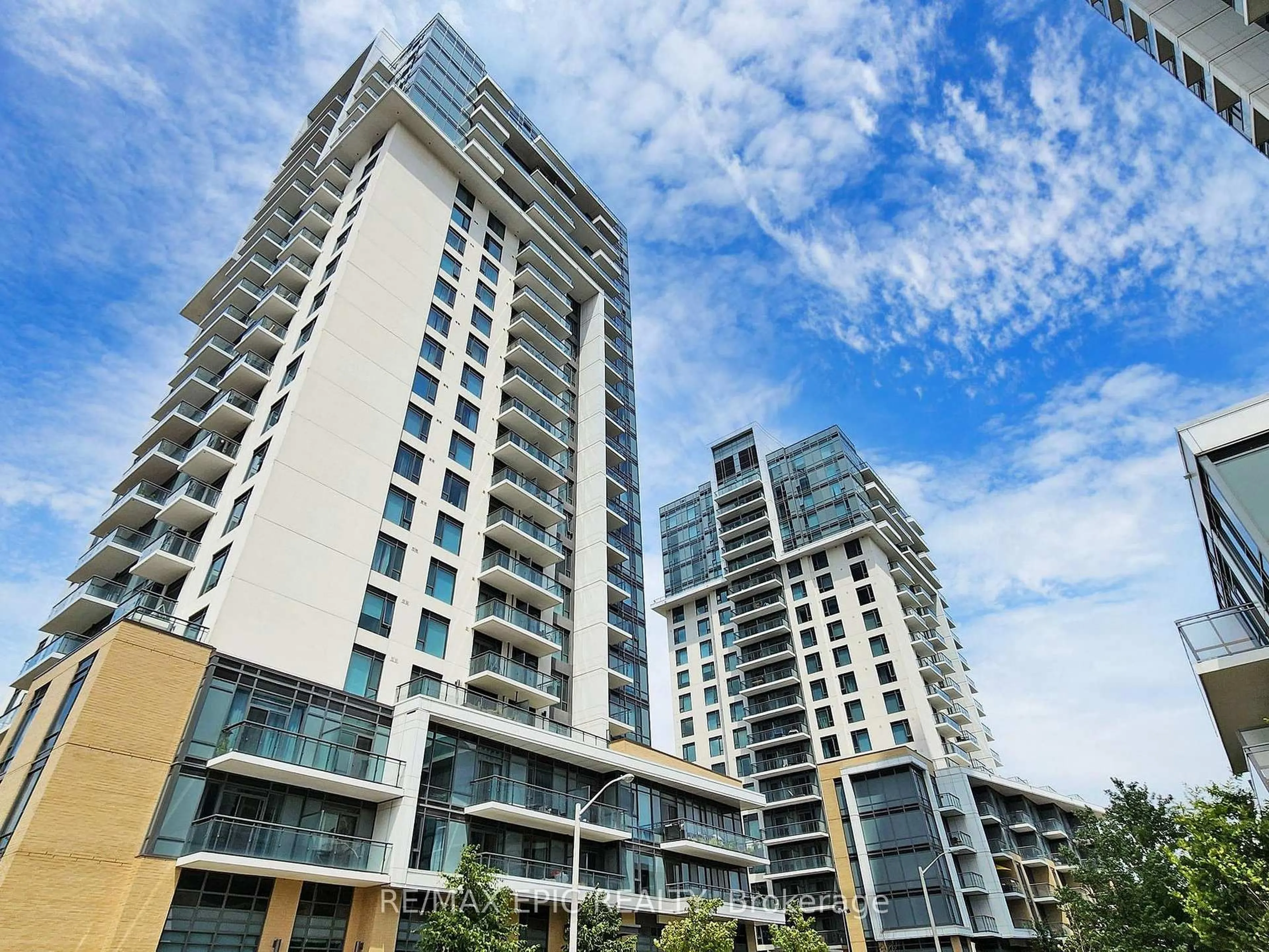 A pic from outside/outdoor area/front of a property/back of a property/a pic from drone, building for 50 Ann O'Reilly Rd #611, Toronto Ontario M2J 0C9