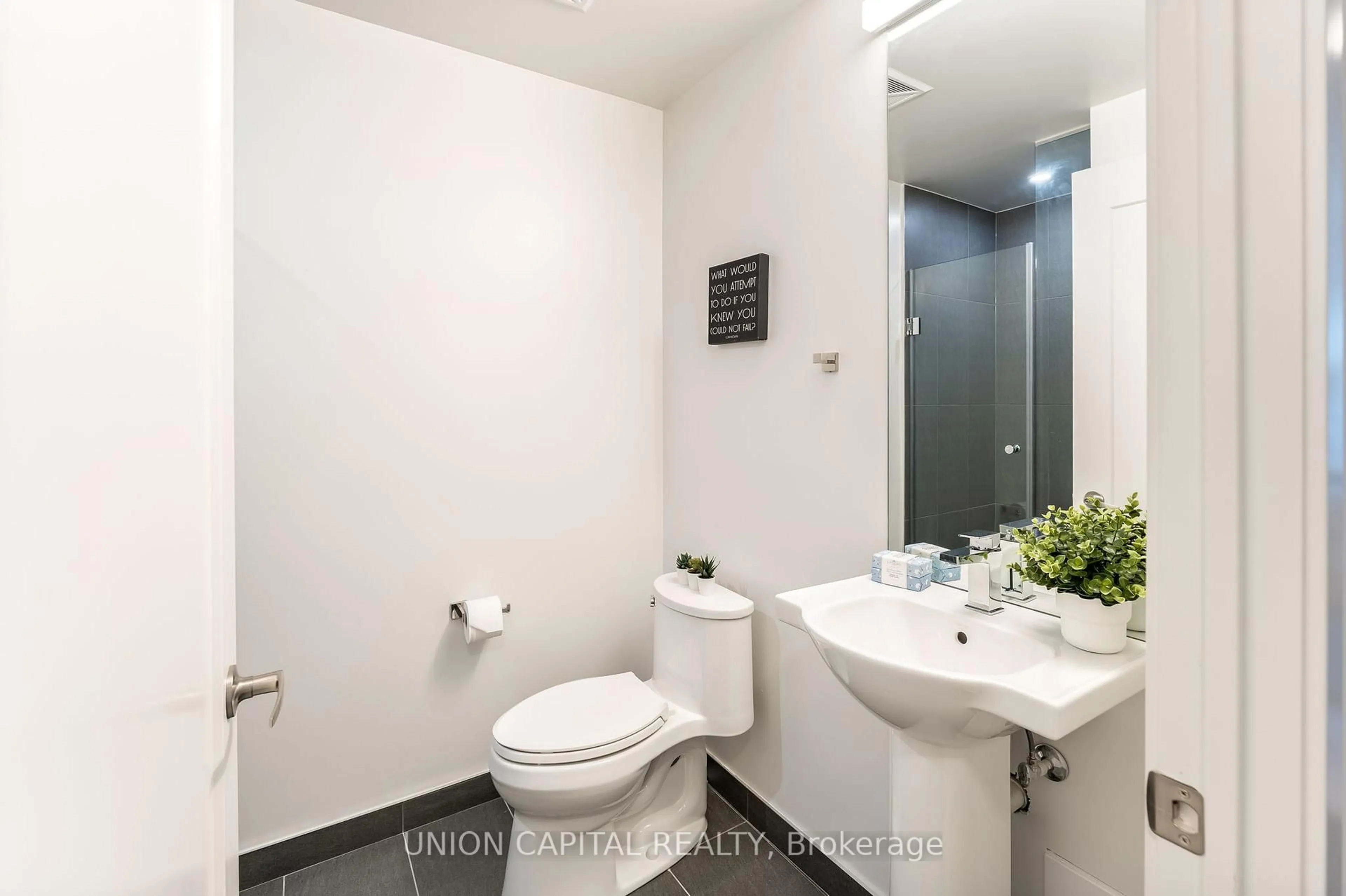 Standard bathroom, unknown for 70 Princess St #2410, Toronto Ontario M5A 0X6