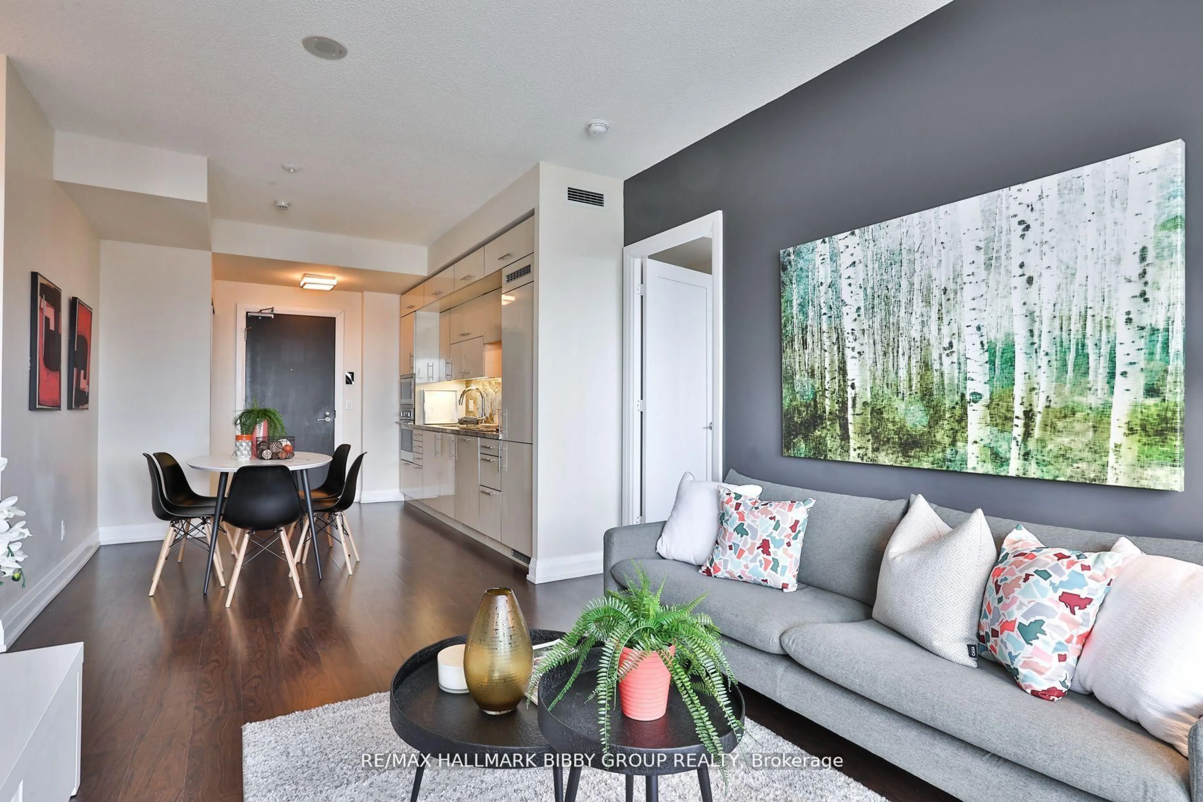 Living room with furniture, unknown for 2 Anndale Dr #3007, Toronto Ontario M2N 0G5