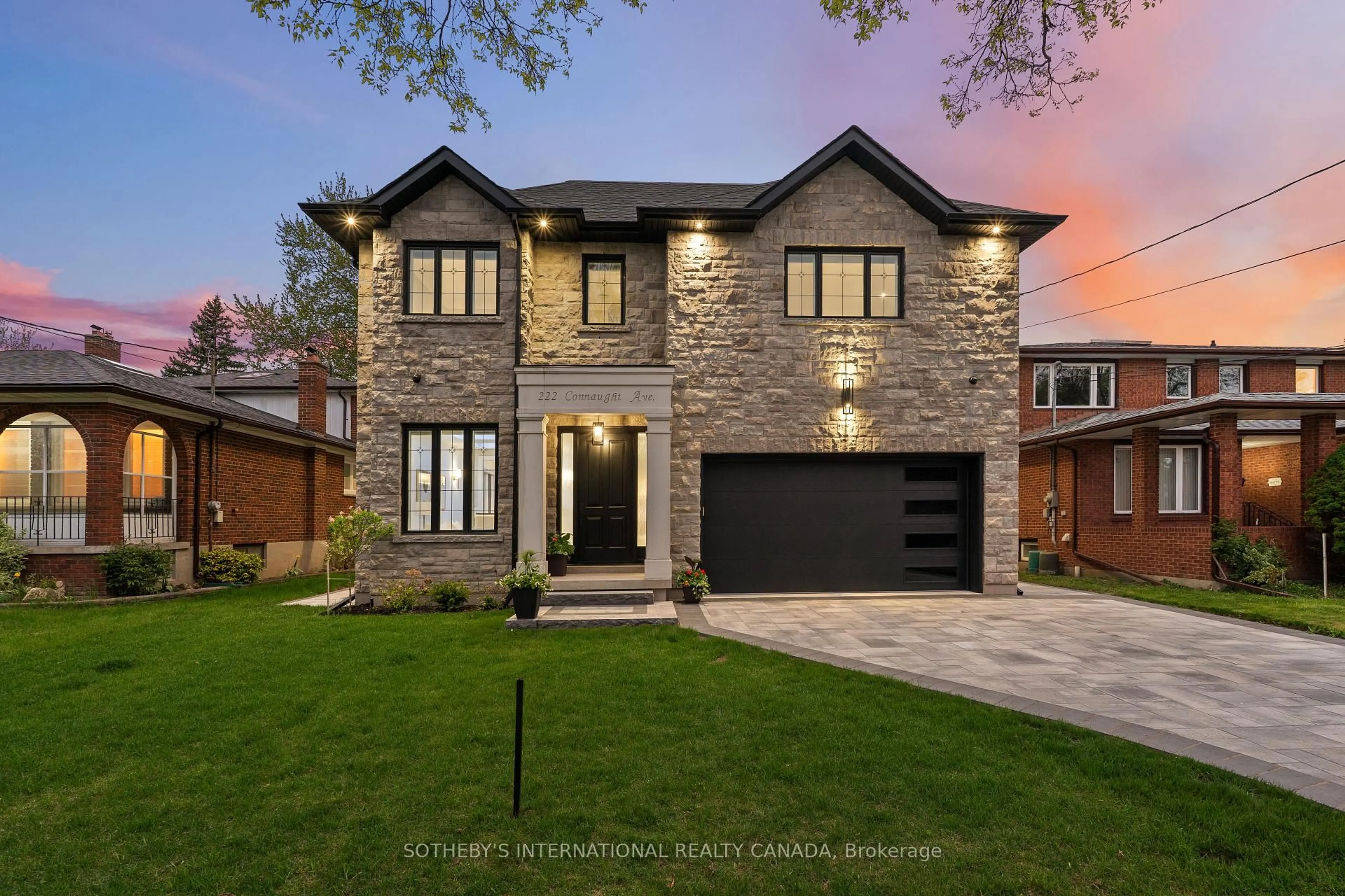 Home with brick exterior material, street for 222 Connaught Ave, Toronto Ontario M2M 1H5