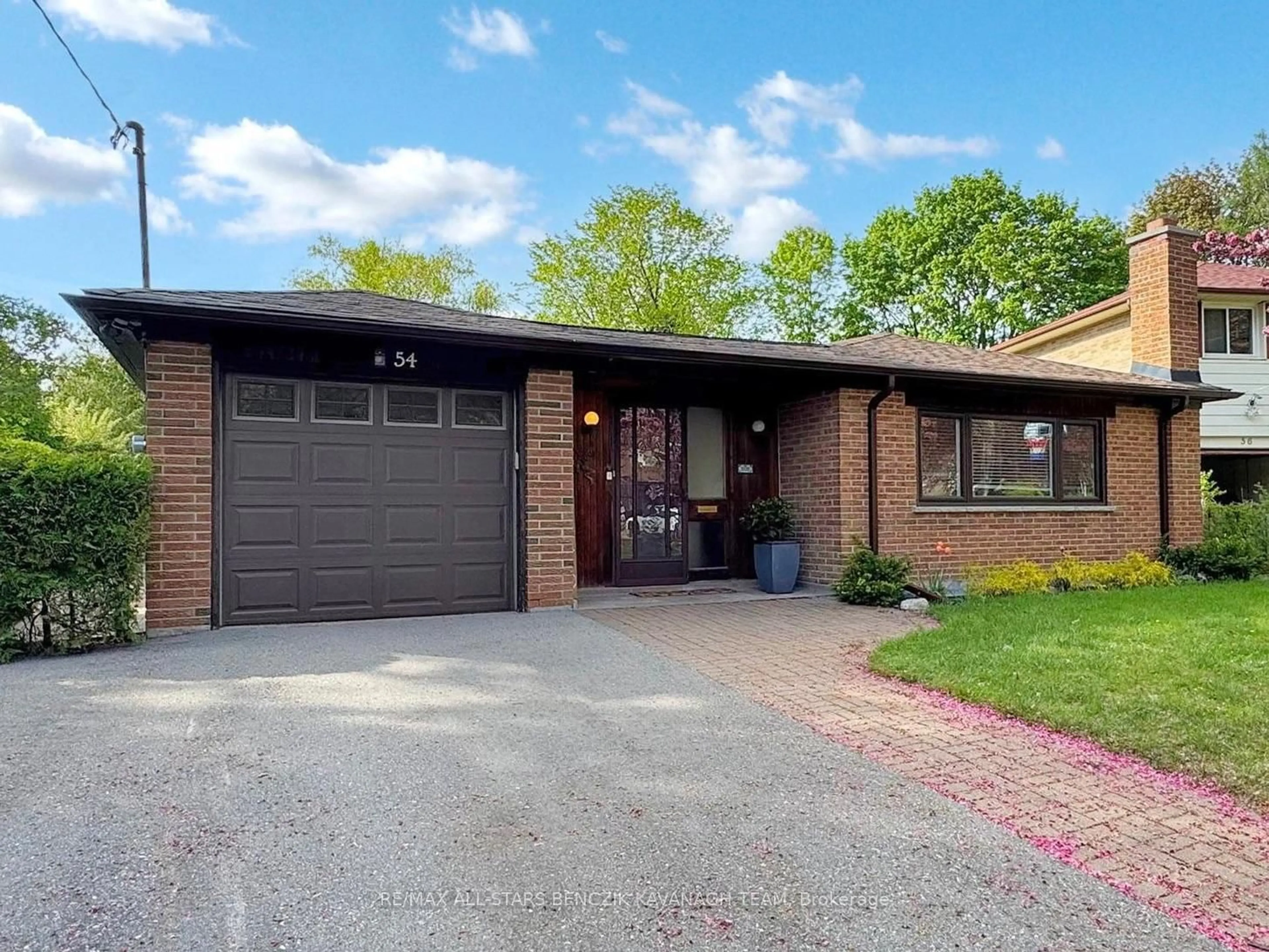 Home with brick exterior material, street for 54 Lesgay Cres, Toronto Ontario M2J 2J1
