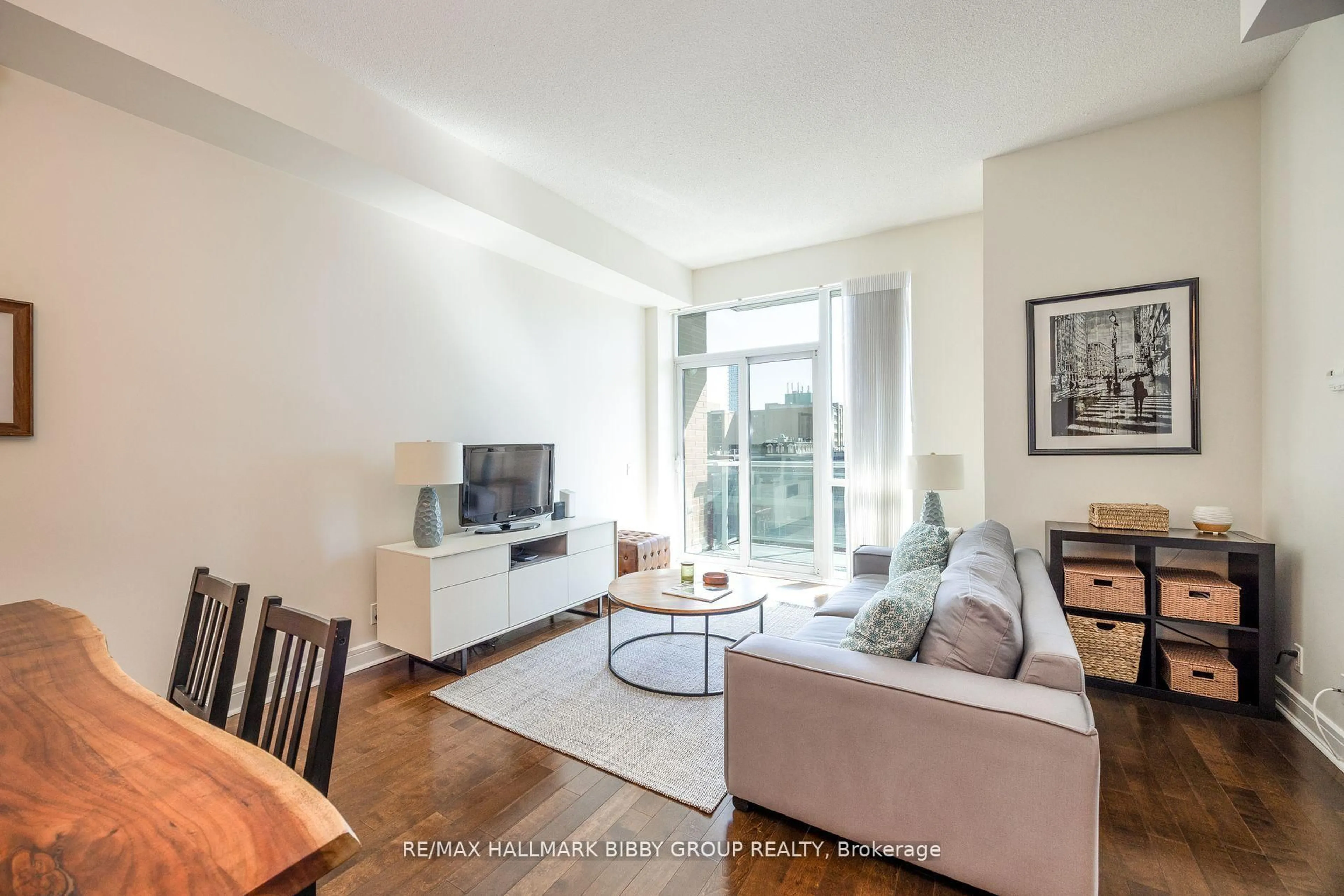 Living room with furniture, unknown for 112 George St #S420, Toronto Ontario M5A 2M5