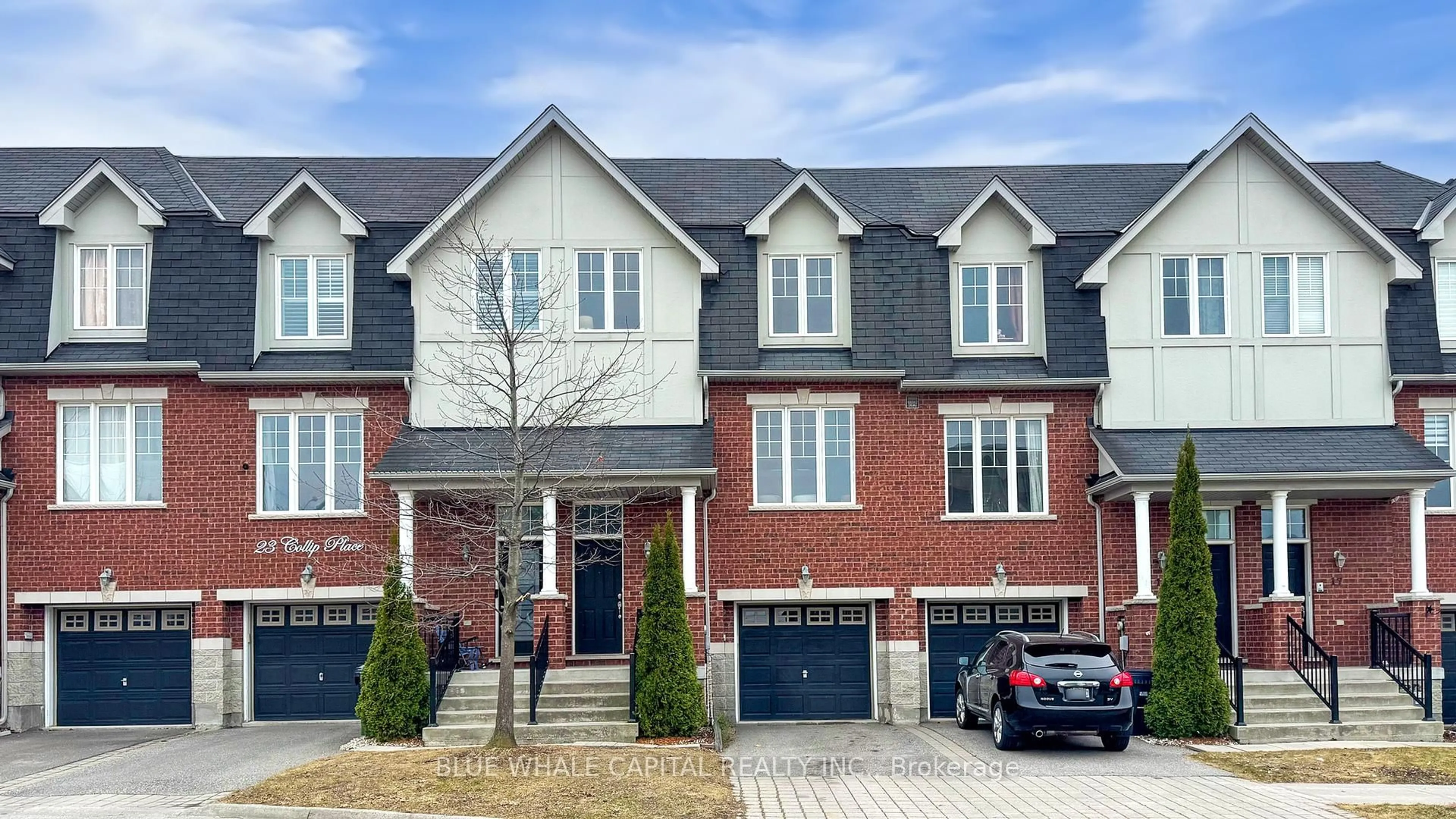 Home with brick exterior material, street for 21 Collip Pl, Toronto Ontario M4A 0A3