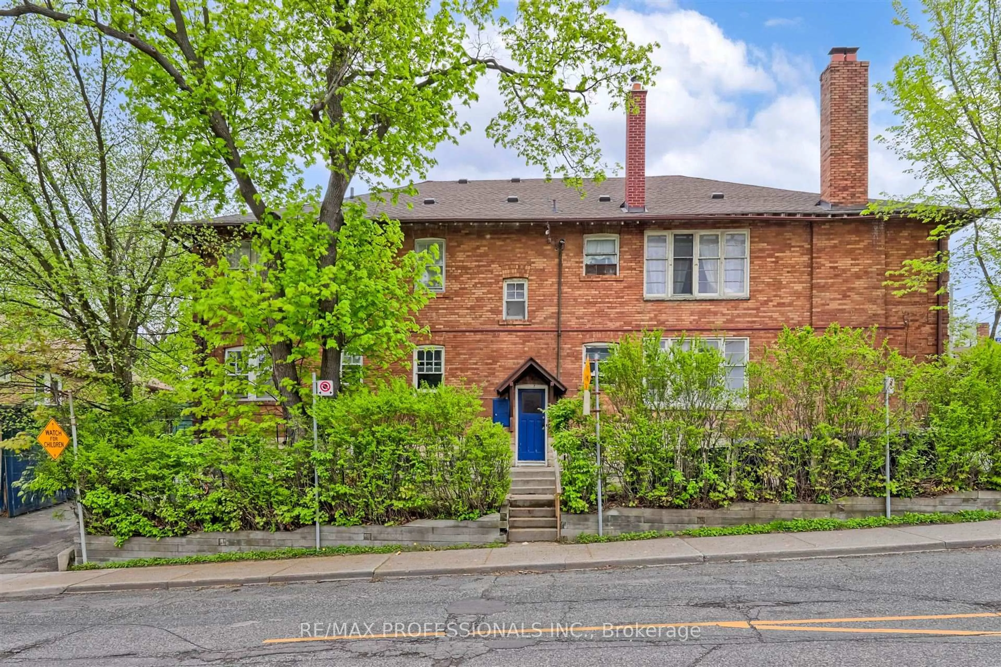 Home with brick exterior material, street for 1131 & 1131A Avenue Rd, Toronto Ontario M5N 2E5