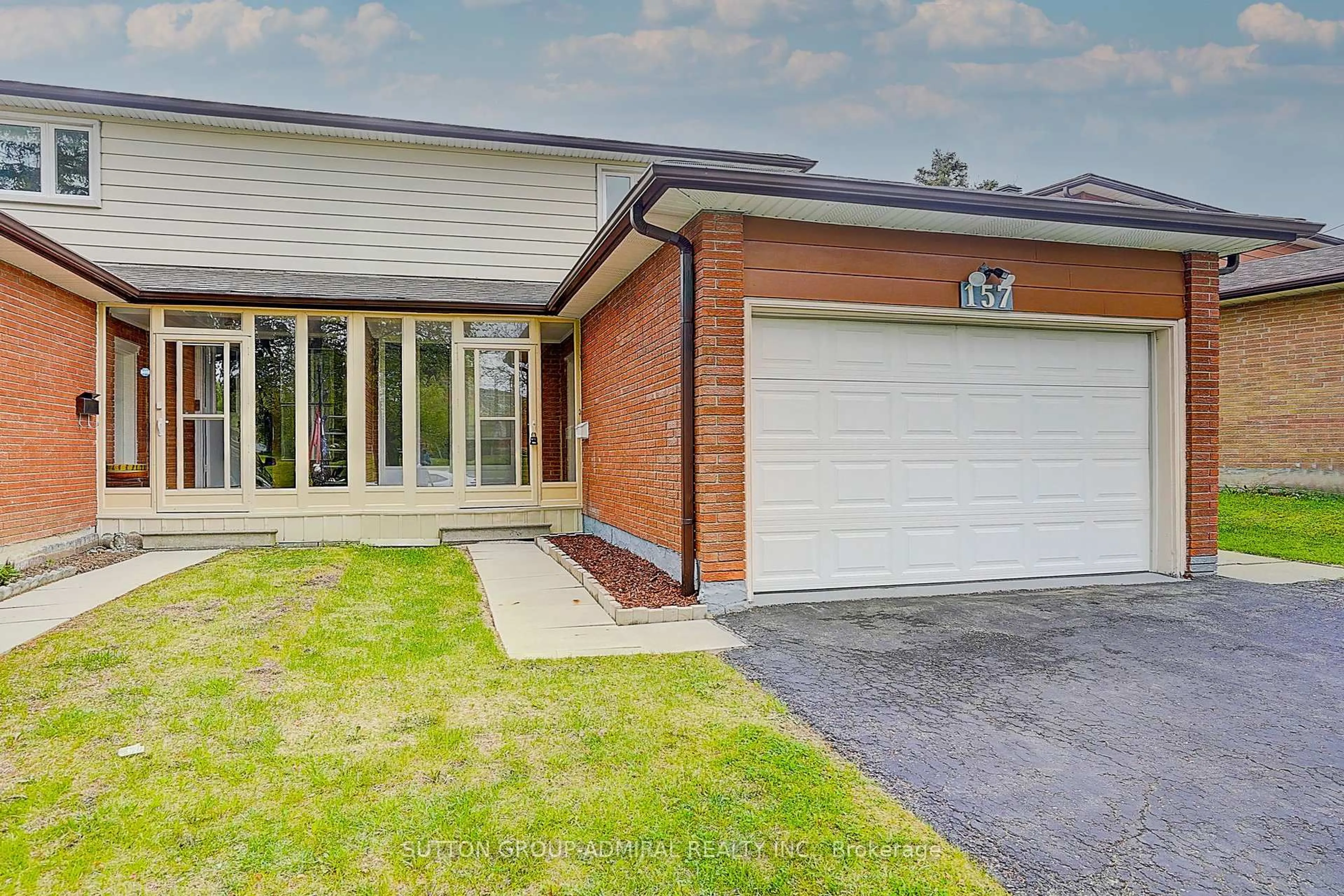 Home with brick exterior material, street for 157 Angus Dr, Toronto Ontario M2J 2W9