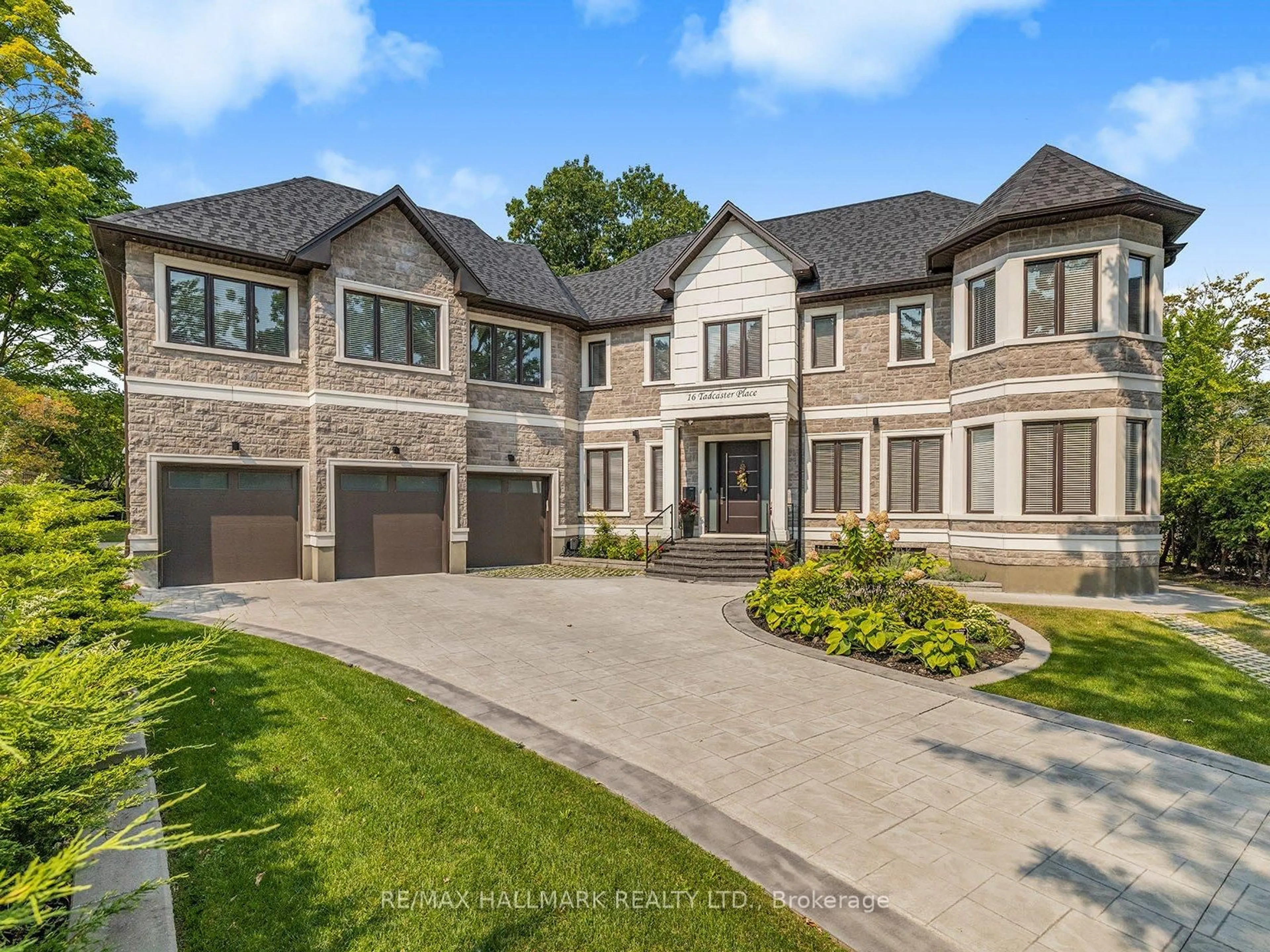 Home with brick exterior material, street for 16 Tadcaster Pl, Toronto Ontario M3B 1G7