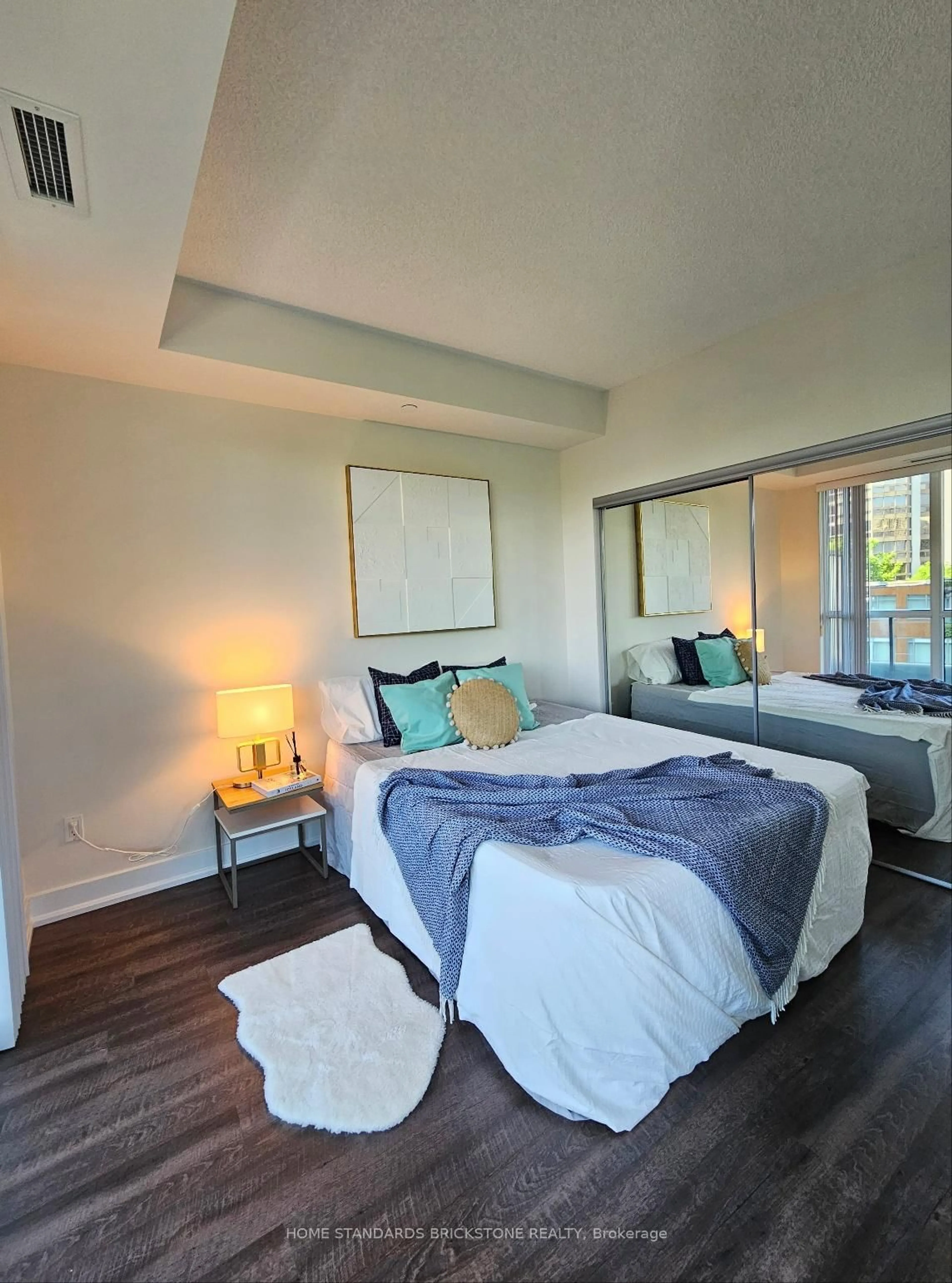 Bedroom with bed, unknown for 88 Sheppard Ave #313, Toronto Ontario M2N 0G9
