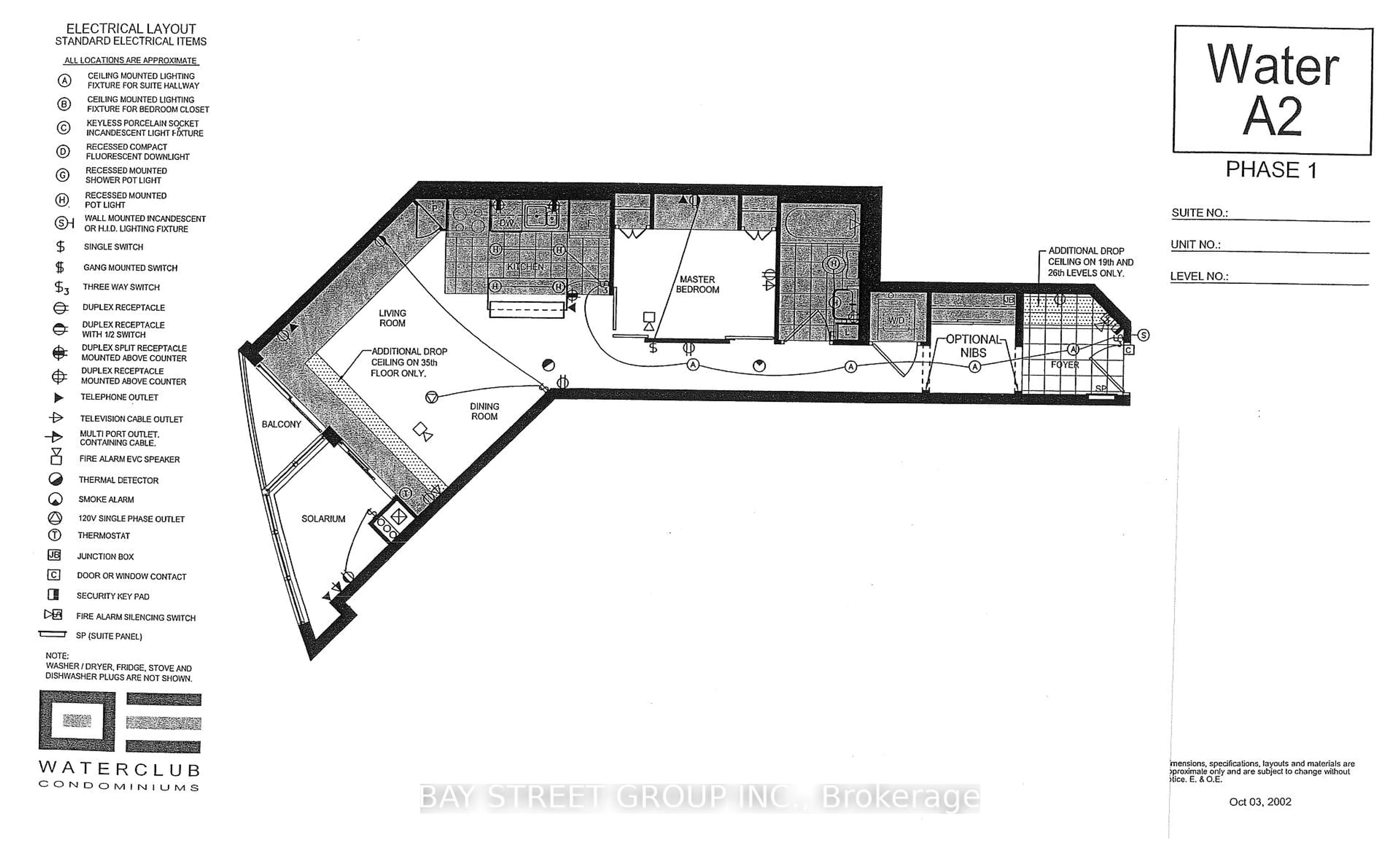 Floor plan for 8 York St #2811, Toronto Ontario M5J 2Y2