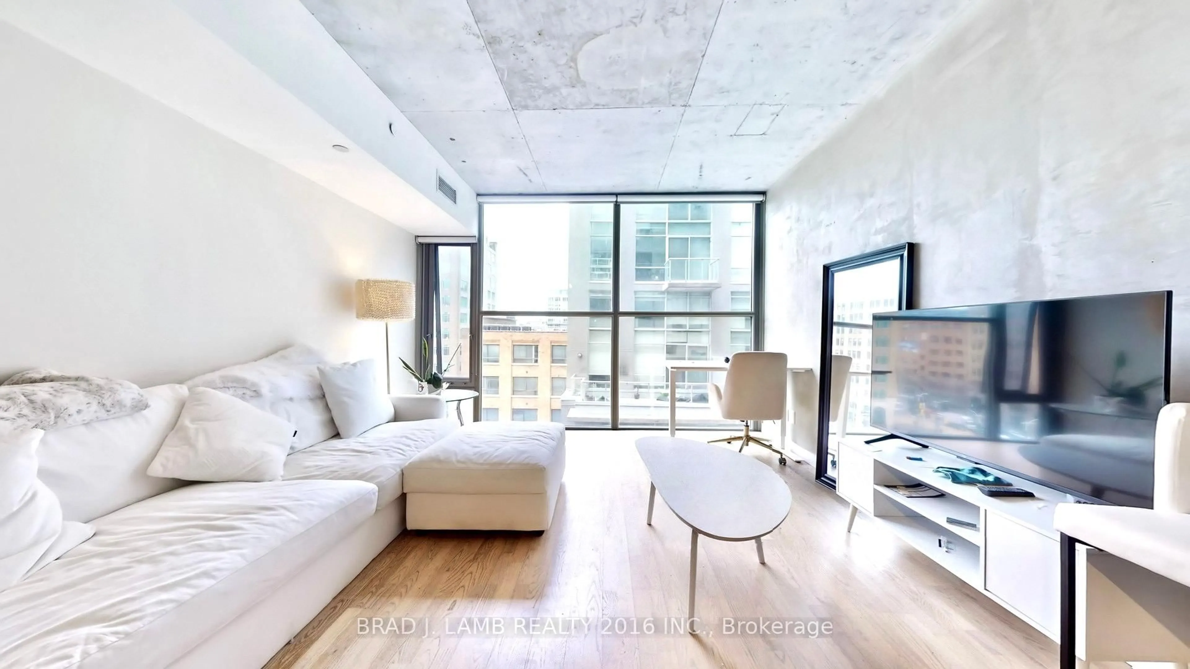 Living room with furniture, unknown for 25 Oxley St #804, Toronto Ontario M5V 2J5