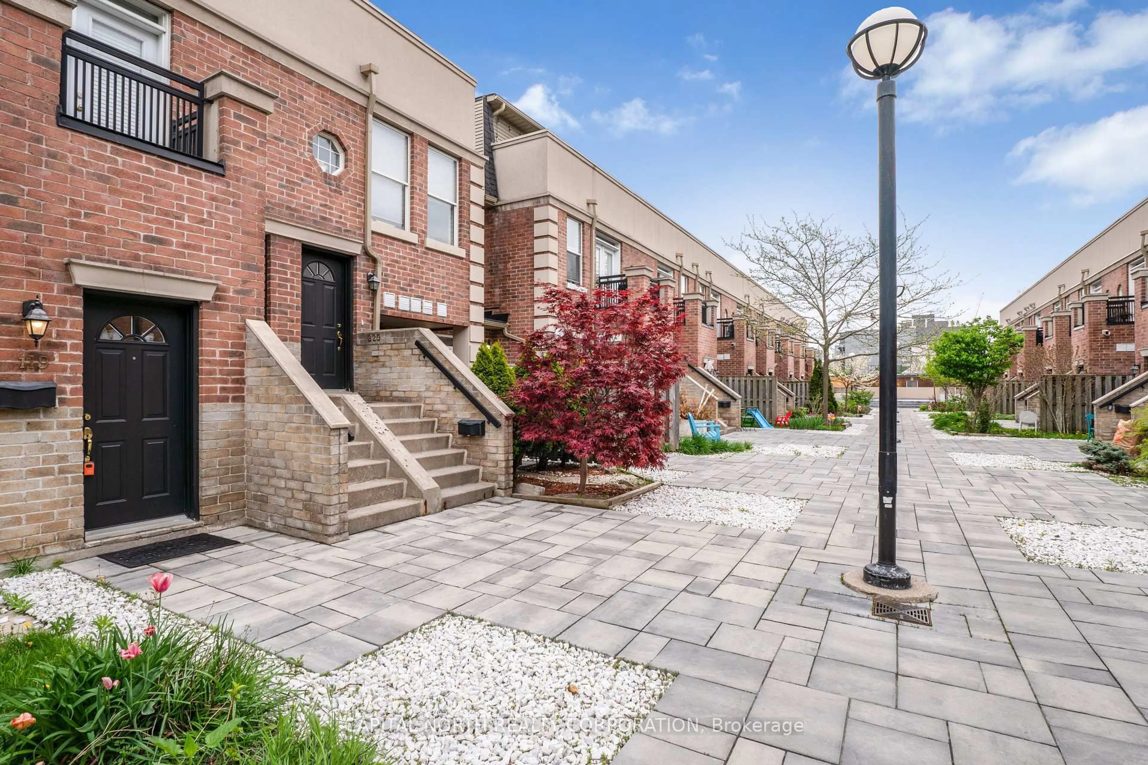 Patio, street for 51 Halton St #119, Toronto Ontario M6J 1R5