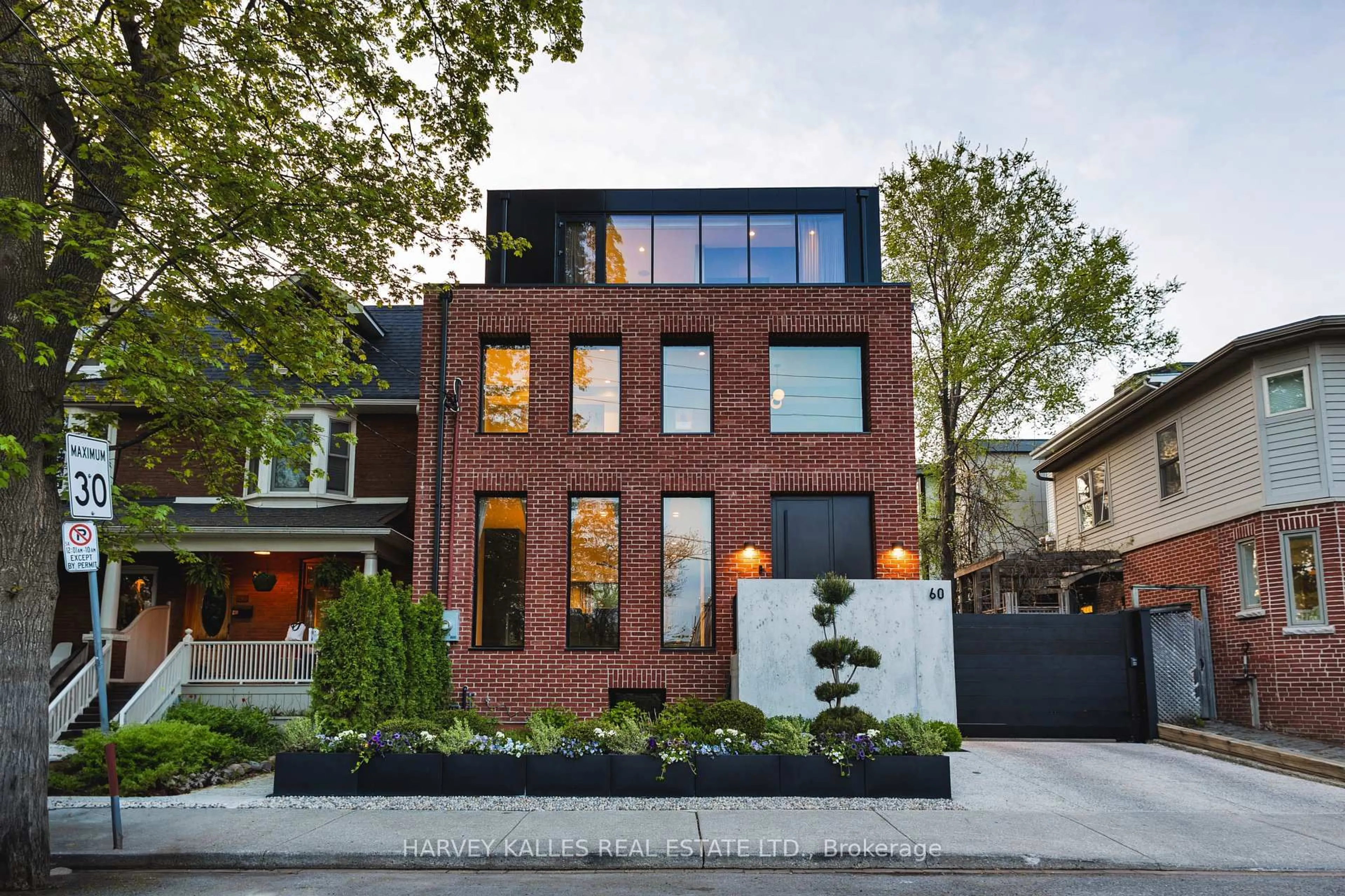 Home with brick exterior material, street for 60 Follis Ave, Toronto Ontario M6G 1S6