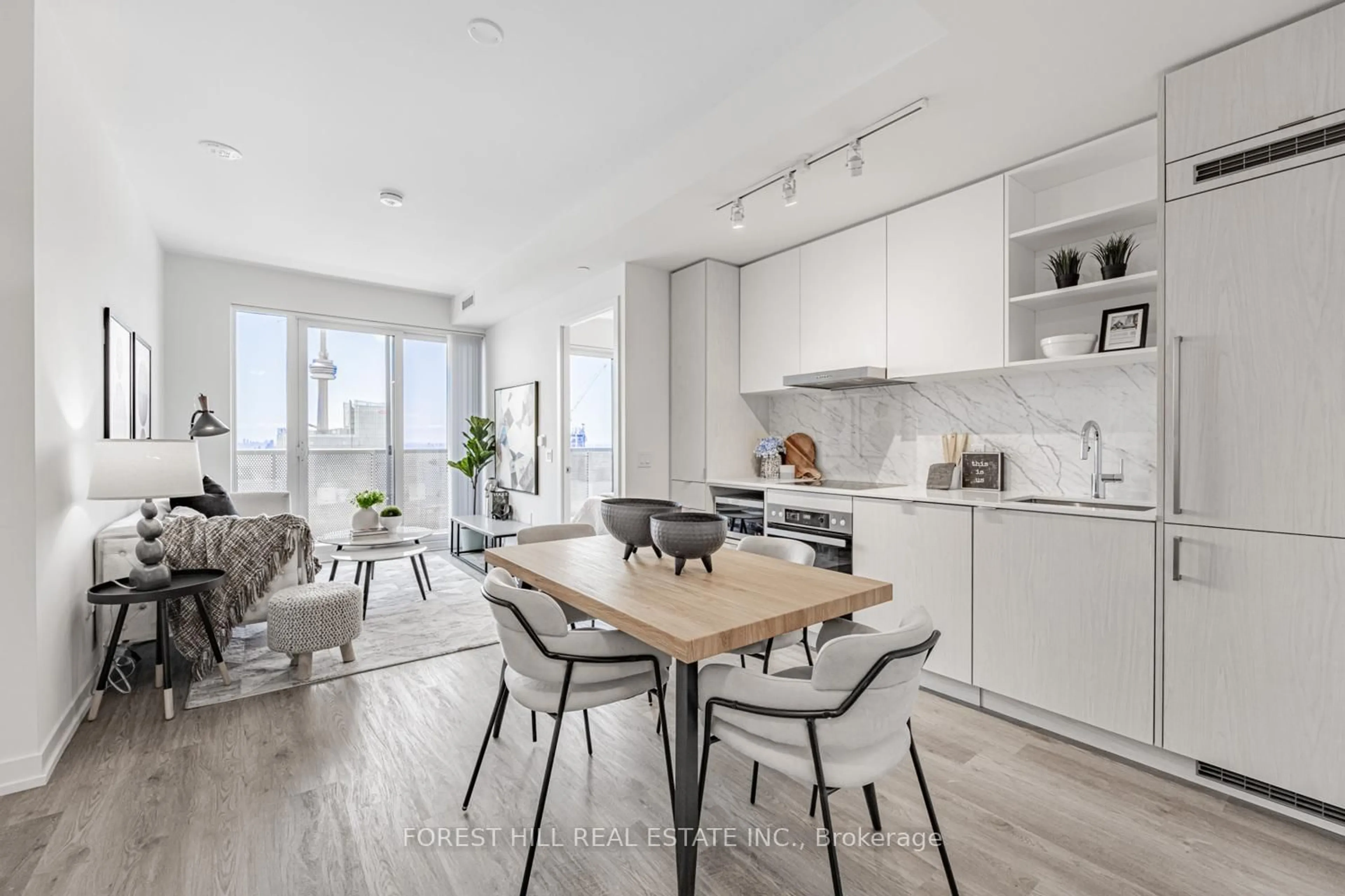 Open concept kitchen, unknown for 55 Cooper St #Lph7712, Toronto Ontario M5E 0G1