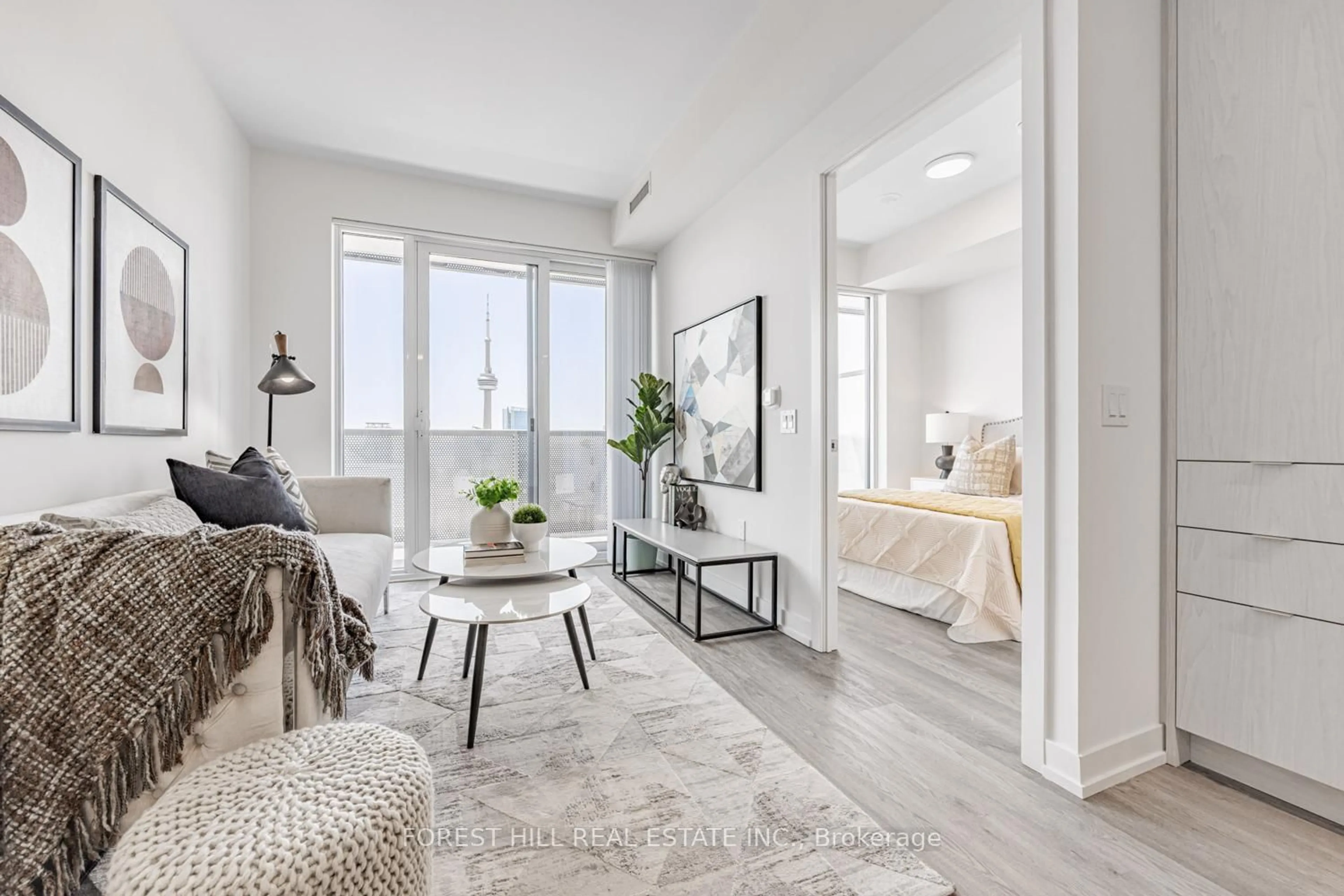 Living room with furniture, unknown for 55 Cooper St #Lph7712, Toronto Ontario M5E 0G1