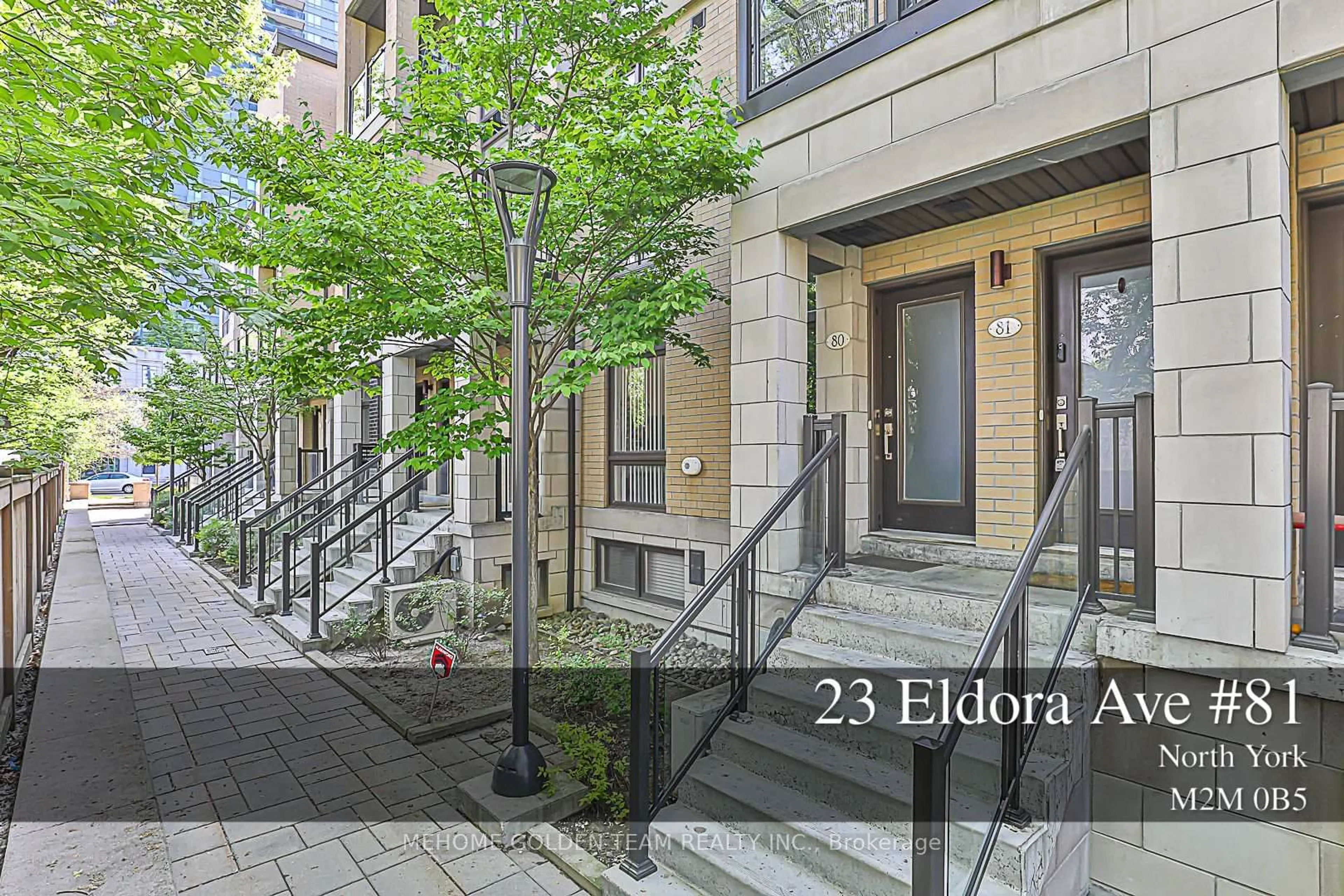 Indoor entryway for 23 Eldora Ave #81, Toronto Ontario M2M 1R3
