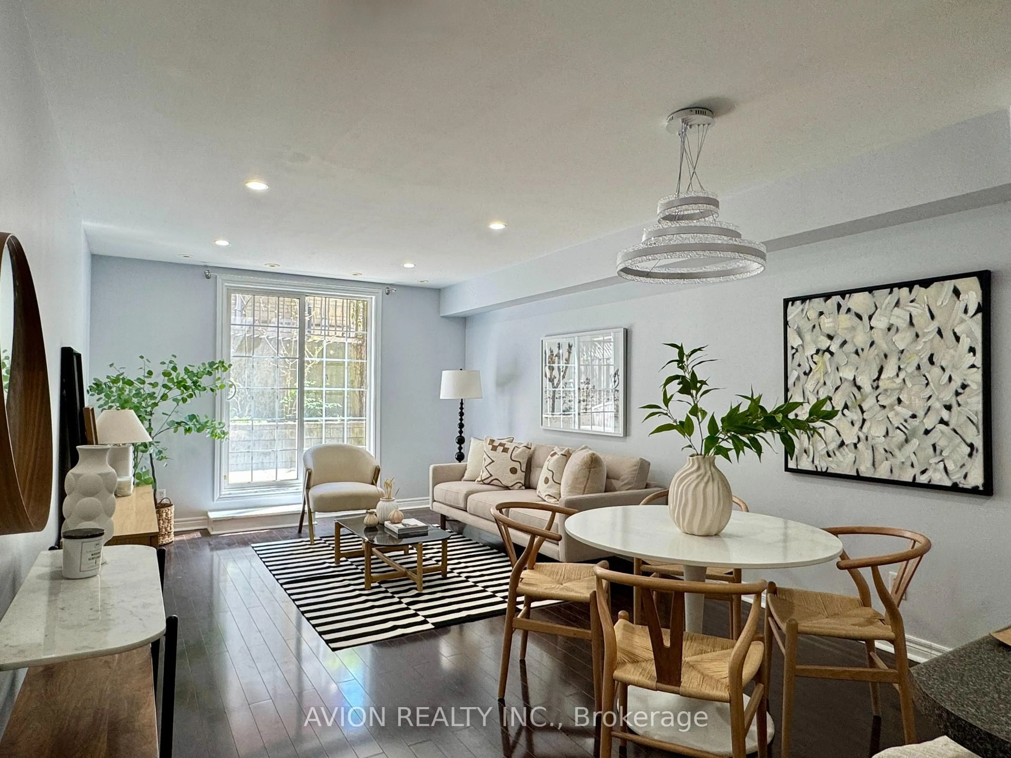 Living room with furniture, unknown for 45 Cedarcroft Blvd #11, Toronto Ontario M2R 3Y2