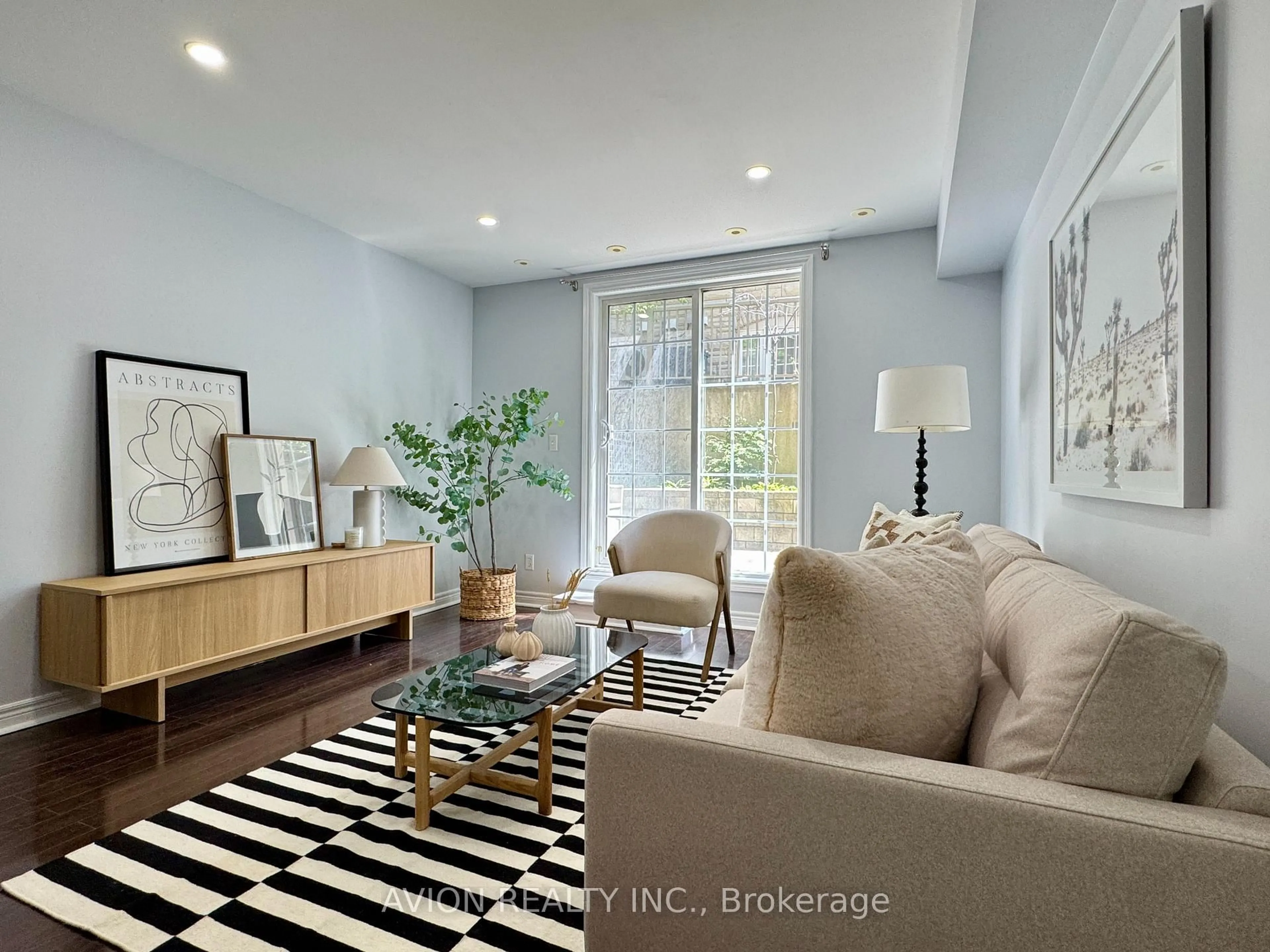 Living room with furniture, unknown for 45 Cedarcroft Blvd #11, Toronto Ontario M2R 3Y2