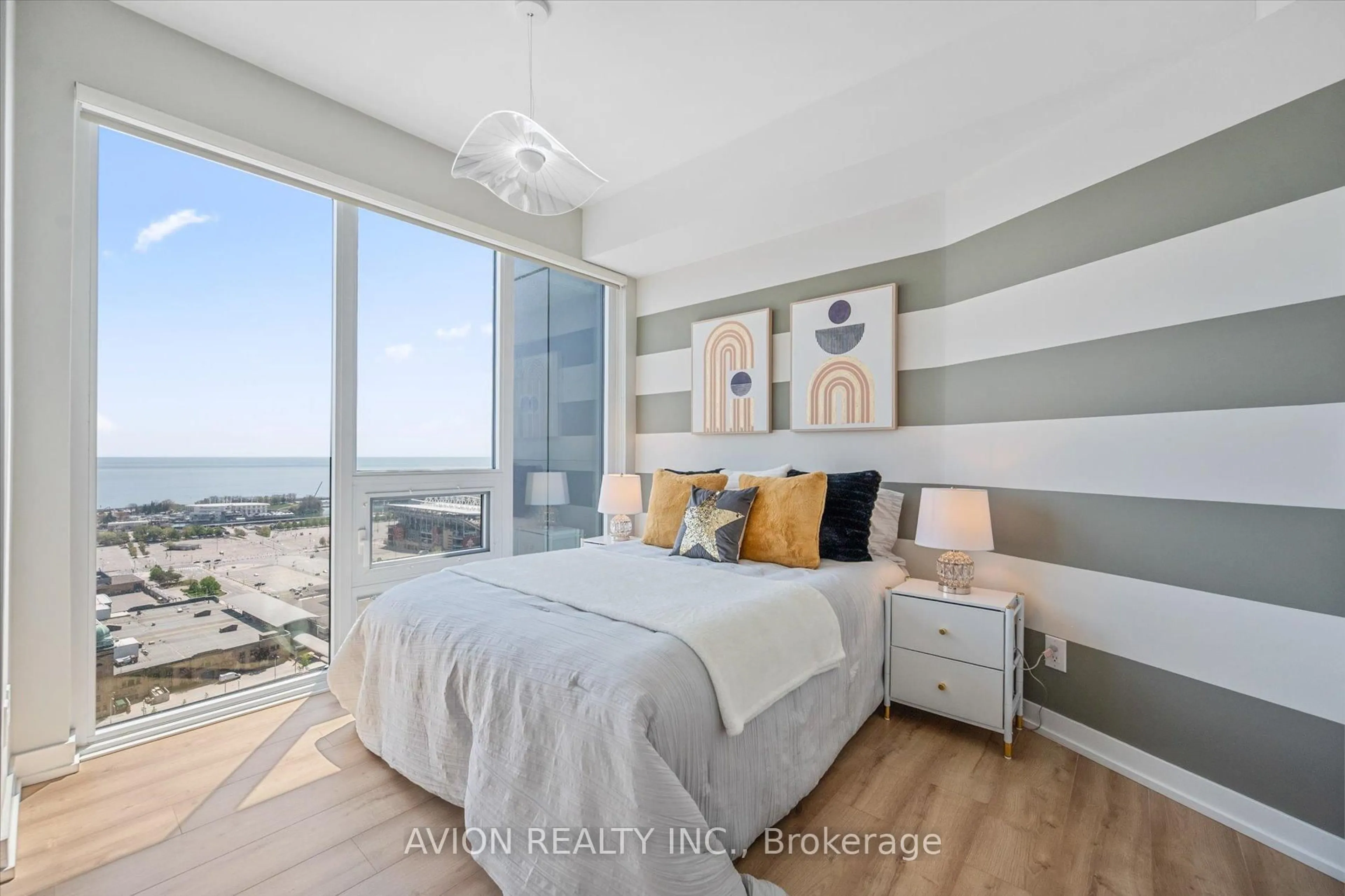 Bedroom with bed, unknown for 135 East Liberty St #2609, Toronto Ontario M6K 0G7