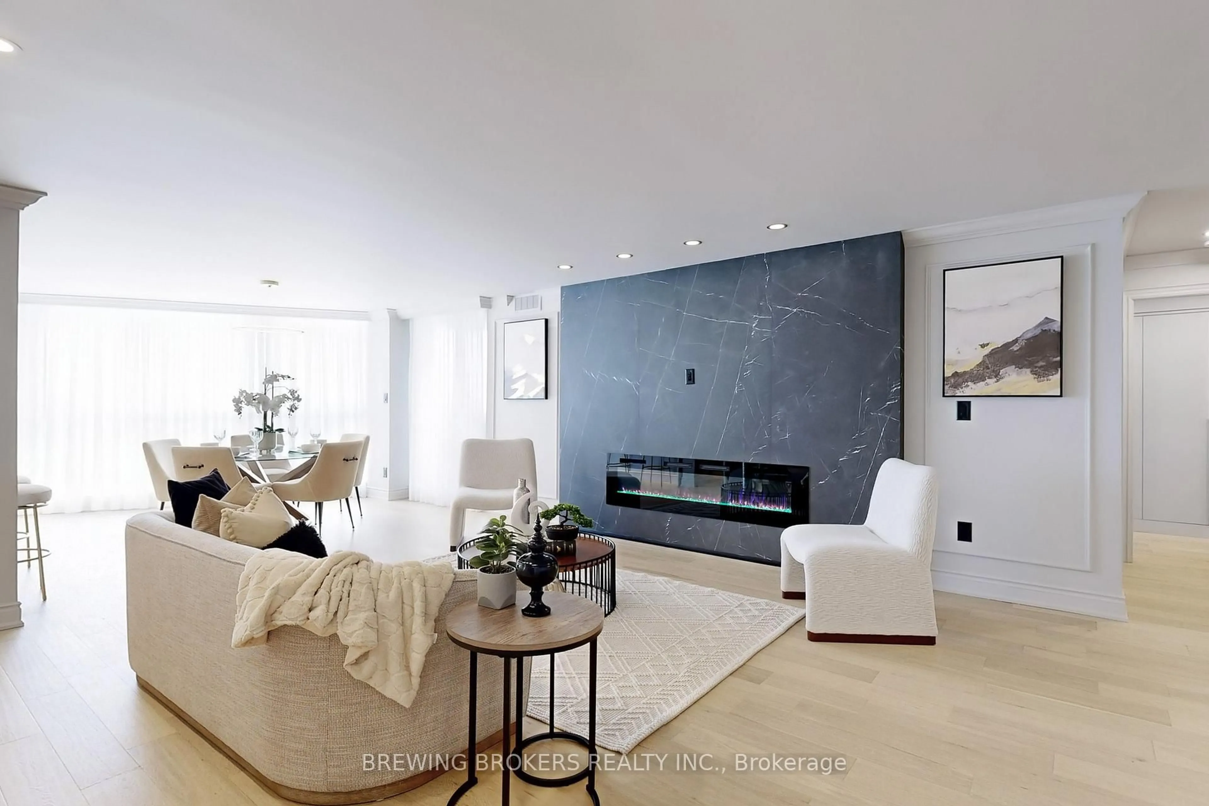 Living room with furniture, unknown for 85 Skymark Dr #1805, Toronto Ontario M2H 3P2